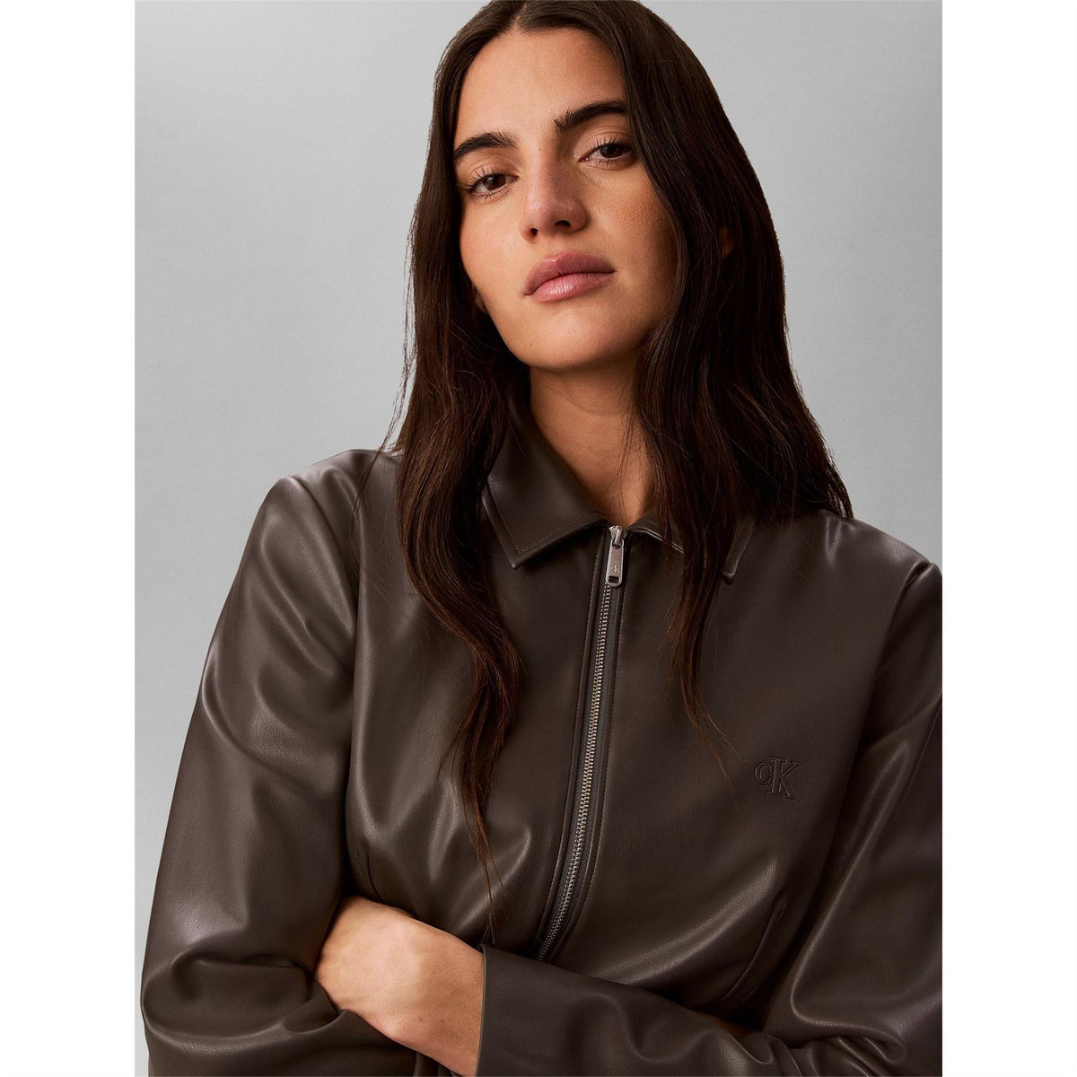 Calvin Klein Jeans Faux Leather Jacket