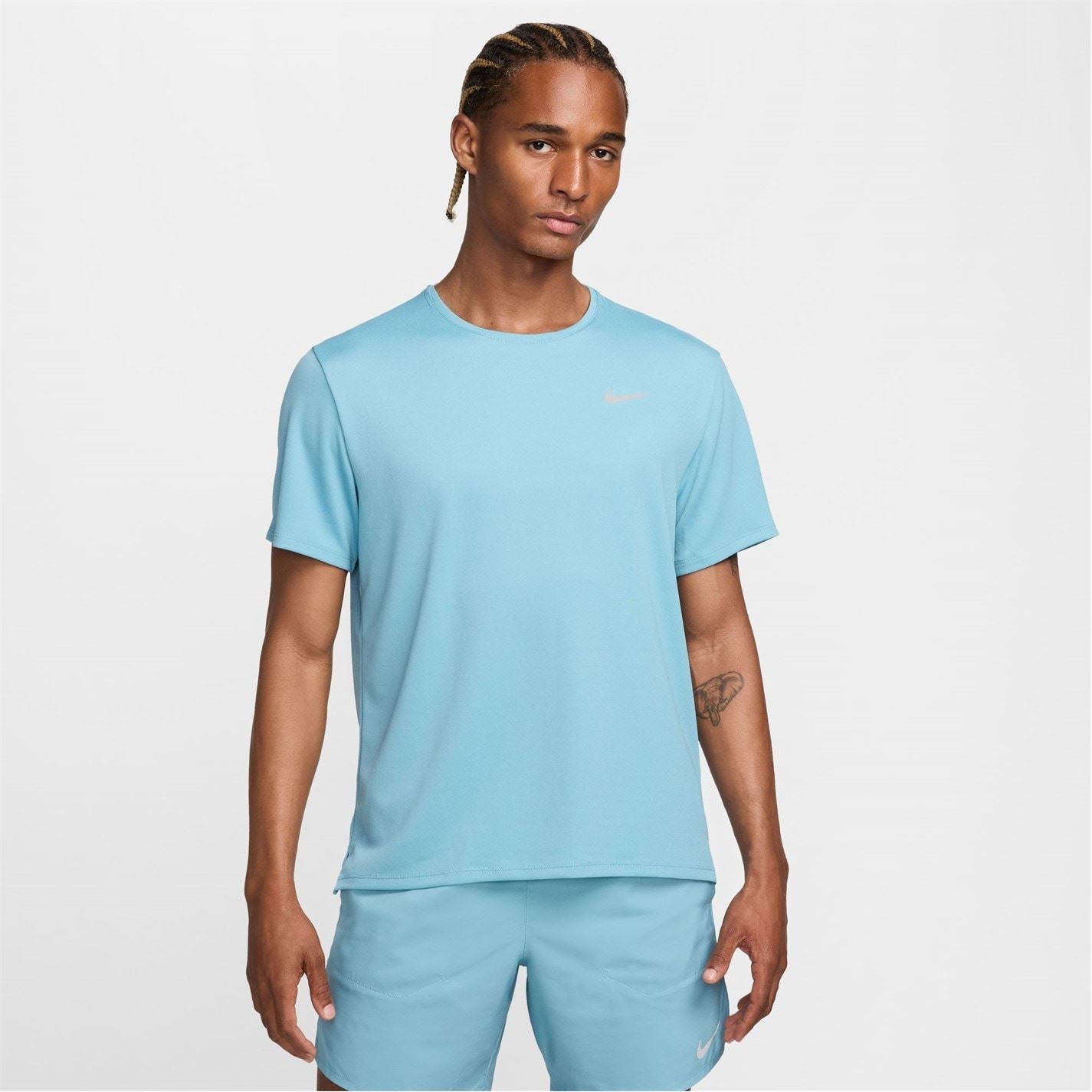 Nike Mens Drifit Miler Running Top