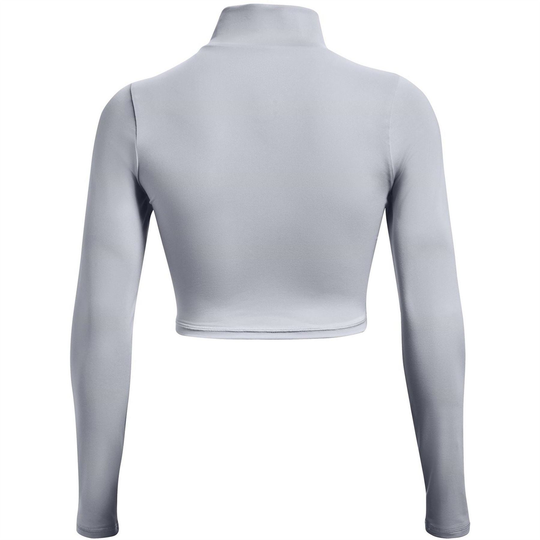 Under Armour Shine Crop Quarter Zip Fleece Top