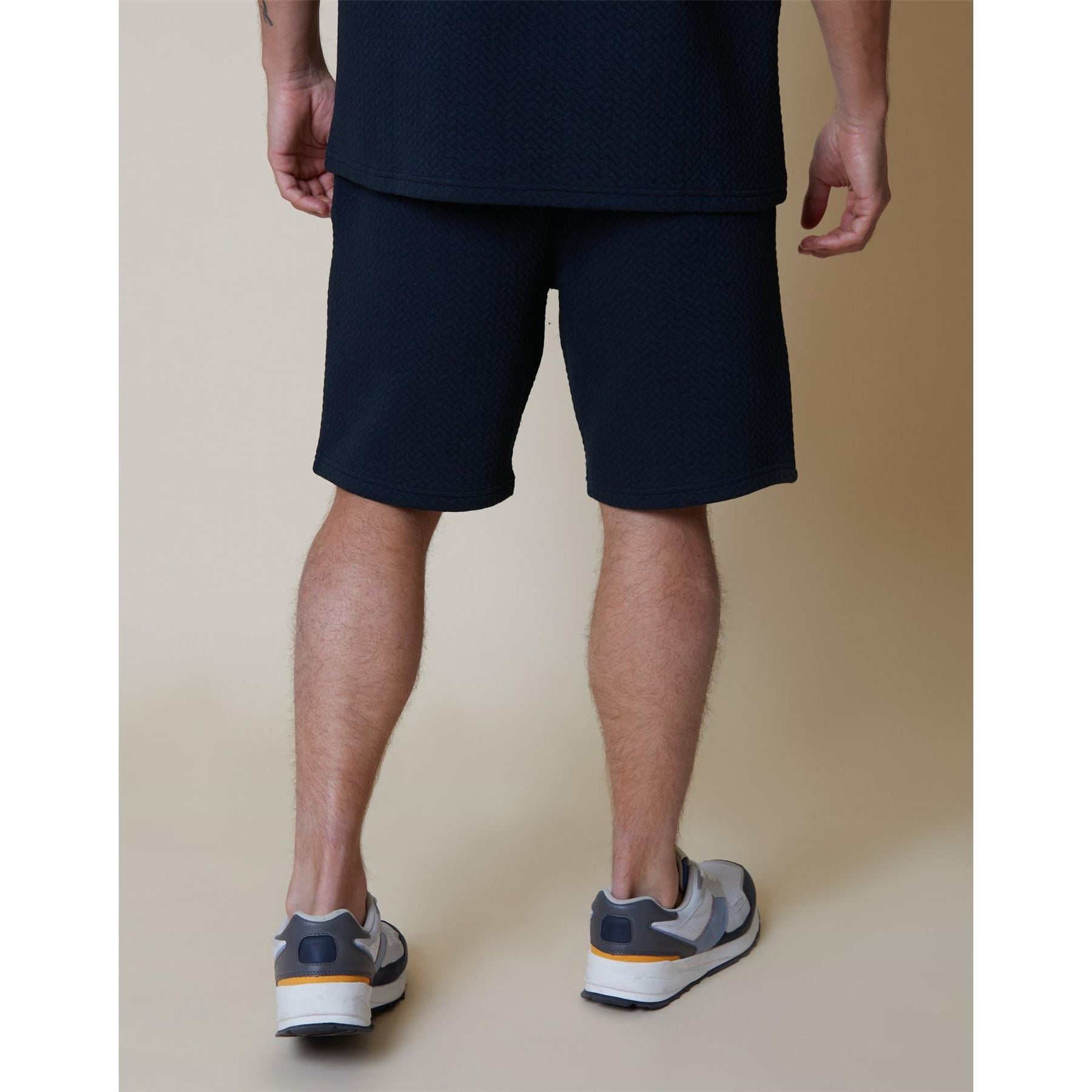 Threadbare Mitch Textured Bermuda Shorts