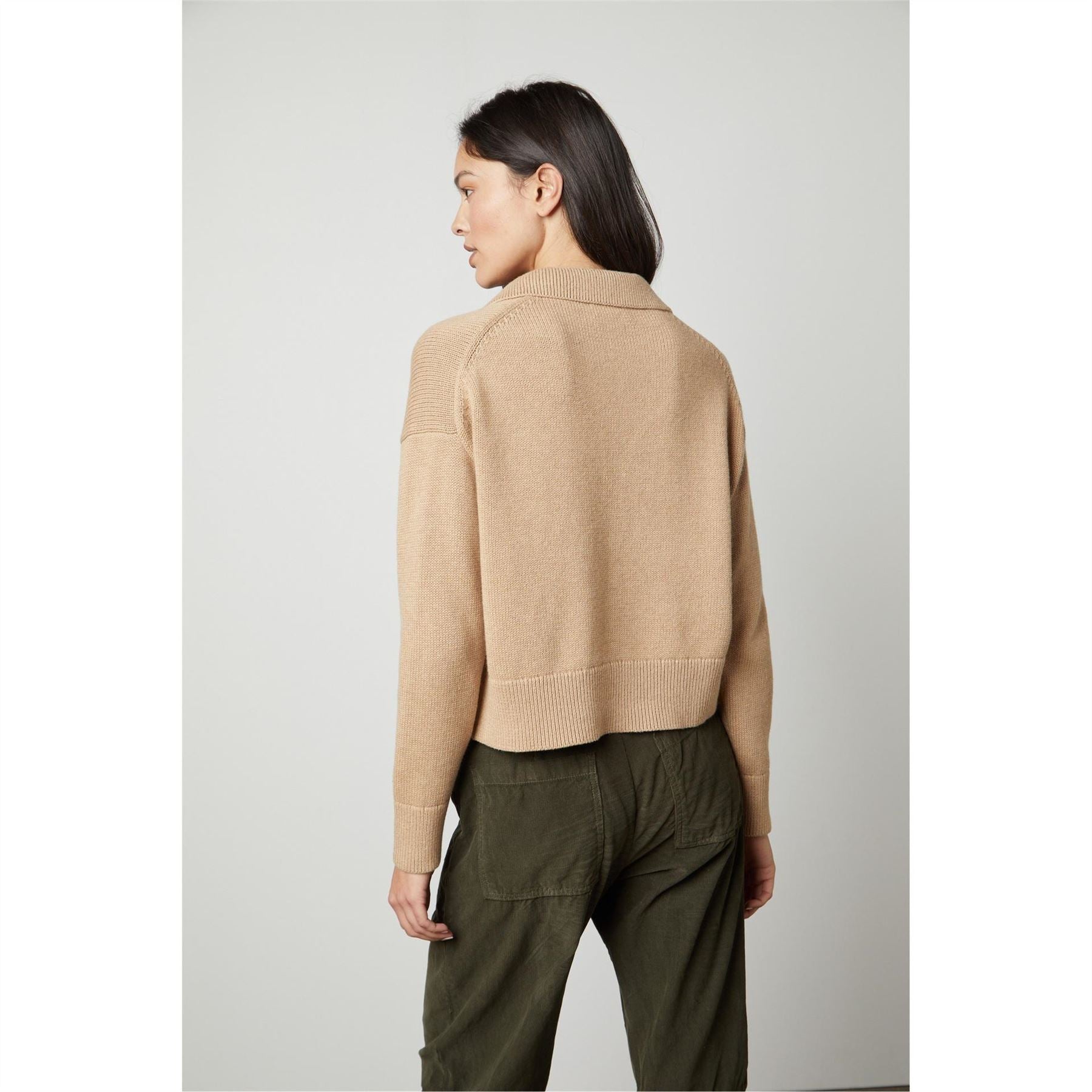 Velvet by Graham and Spencer Regular Fit Drop Shoulder Sweater