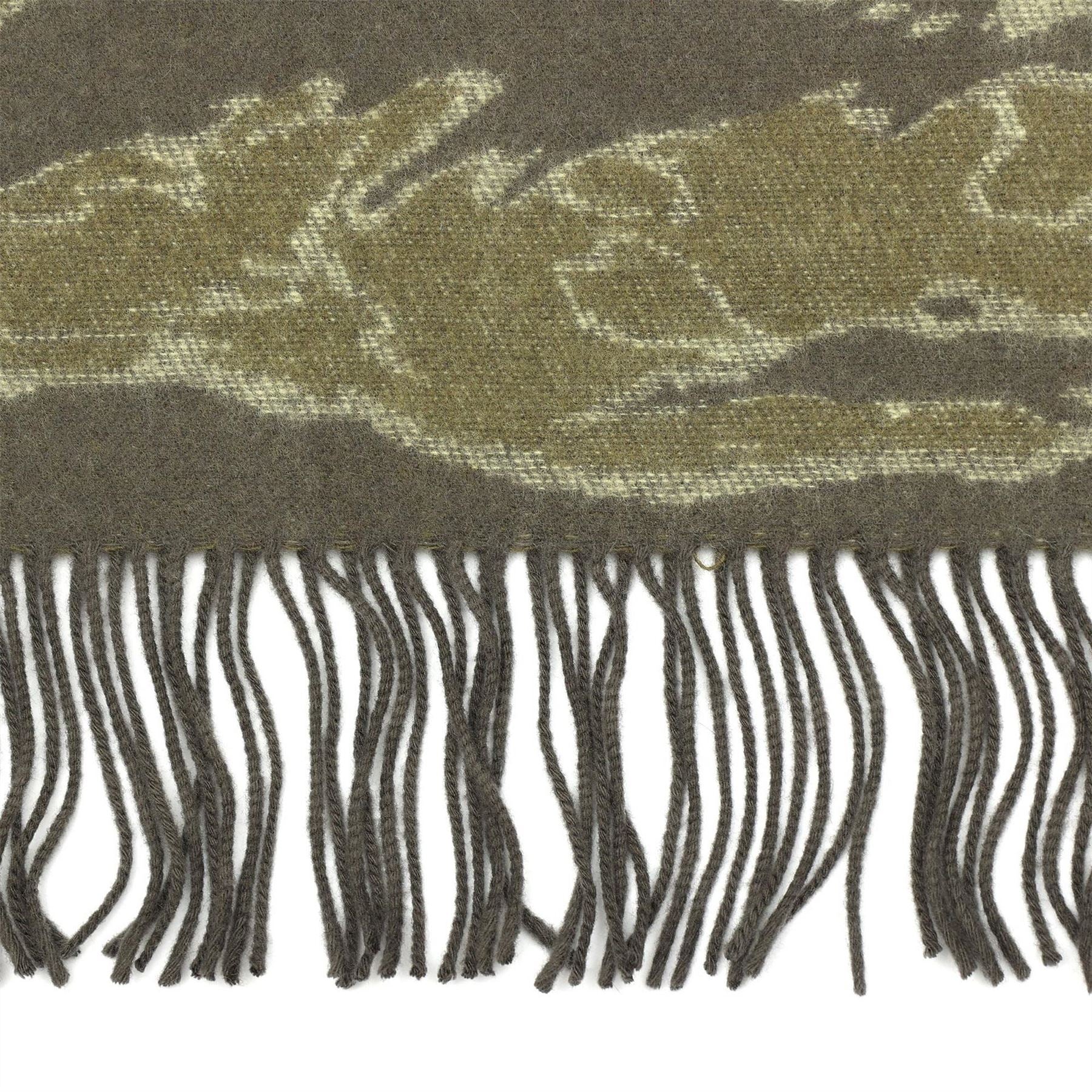 AllSaints Nova Camo Oblong Scarf with Logo