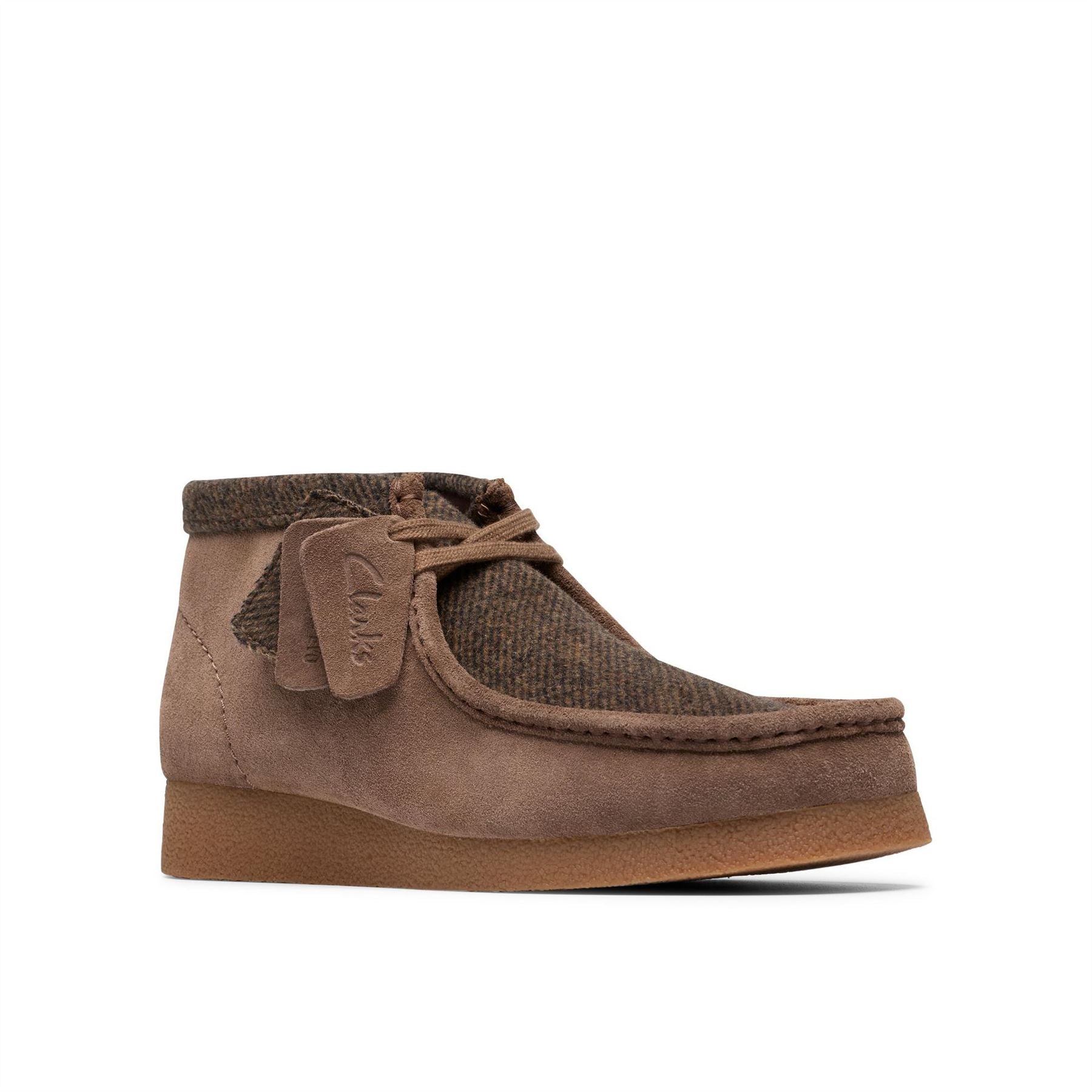 Clarks Wallabee Chukka Boots with Lace-Up Closure