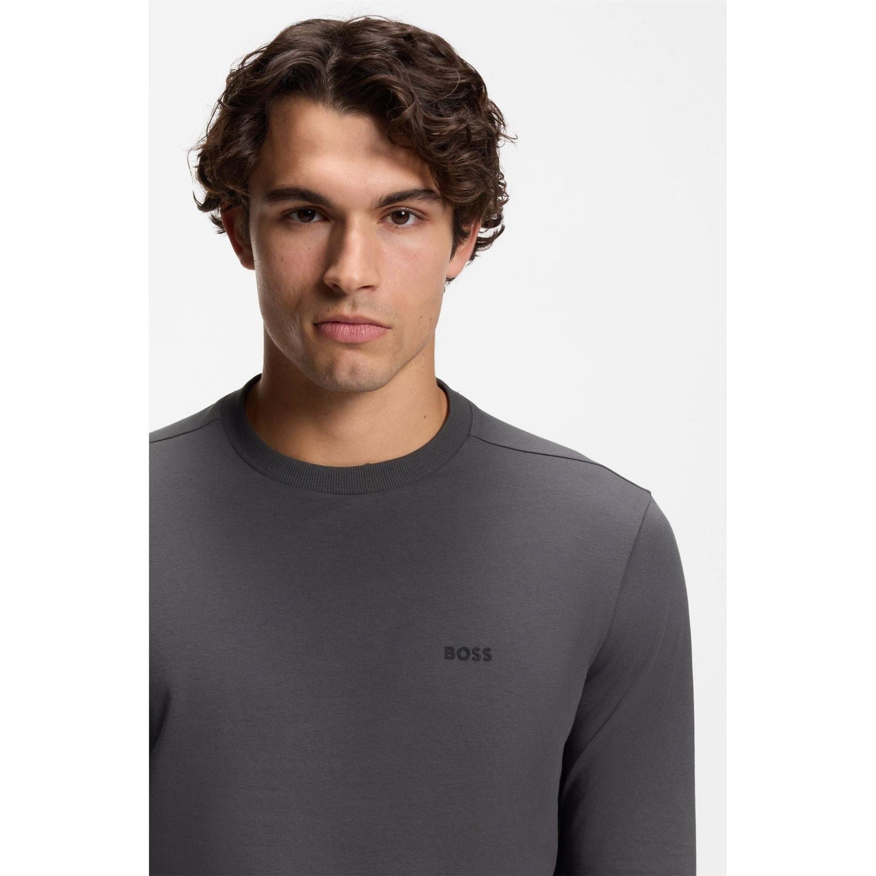 Boss Green Long Sleeve T-Shirt With Iconic Logo Detail