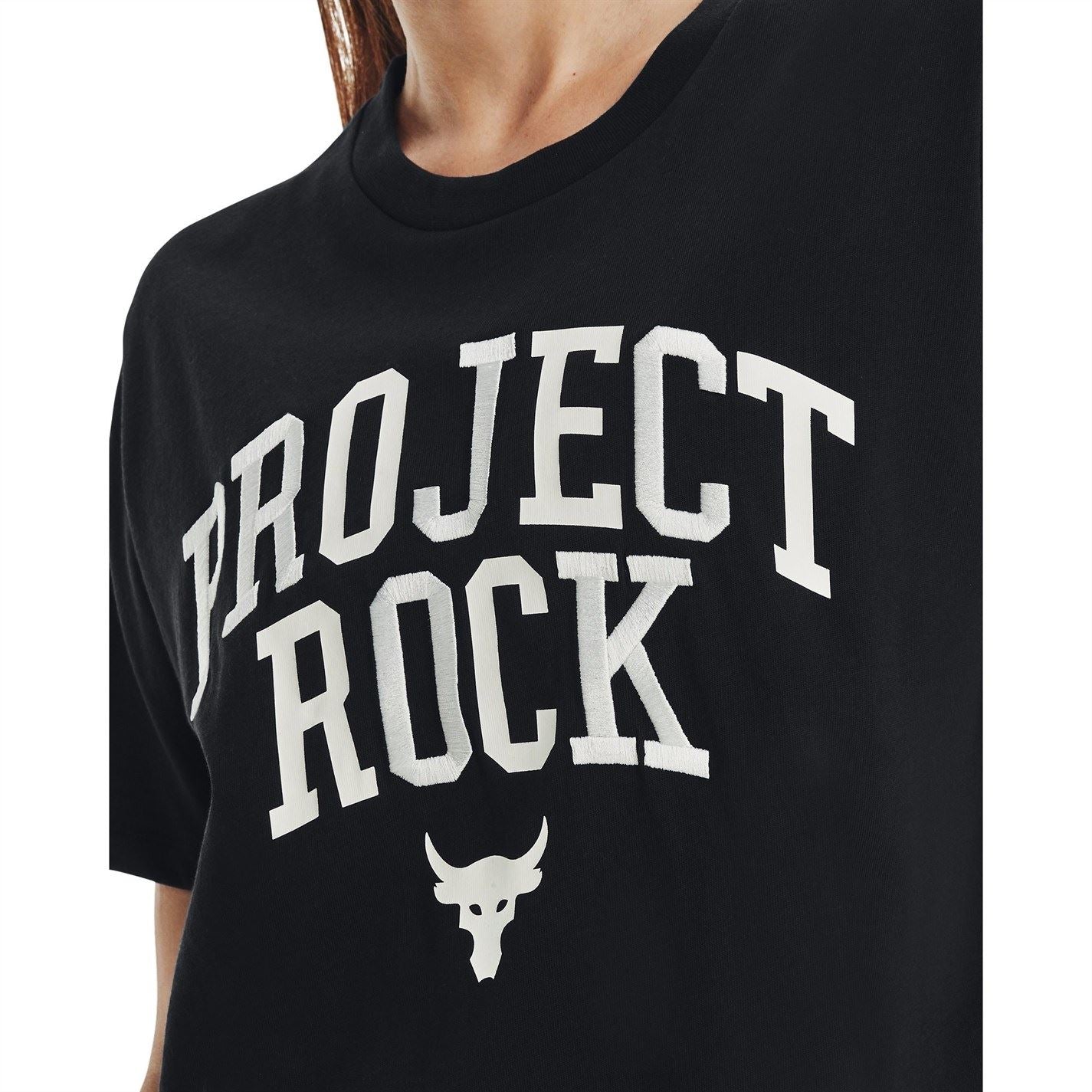 Under Armour Womens Project Rock Heavyweight Campus T-Shirt
