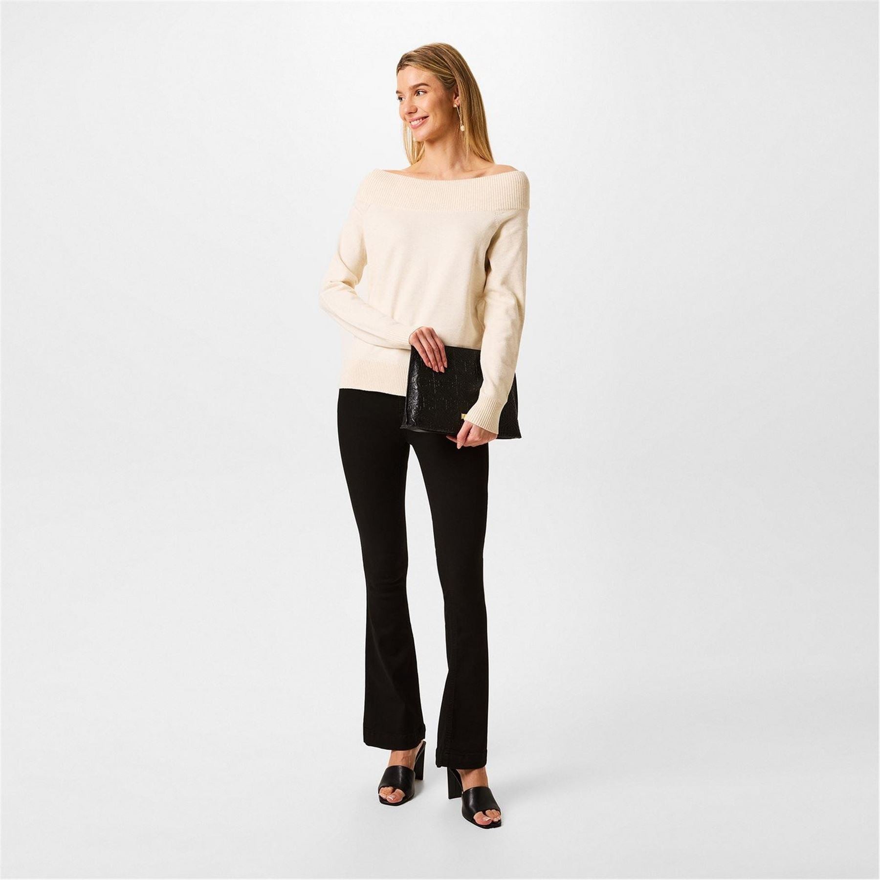 Biba Knitted Bardot Jumper