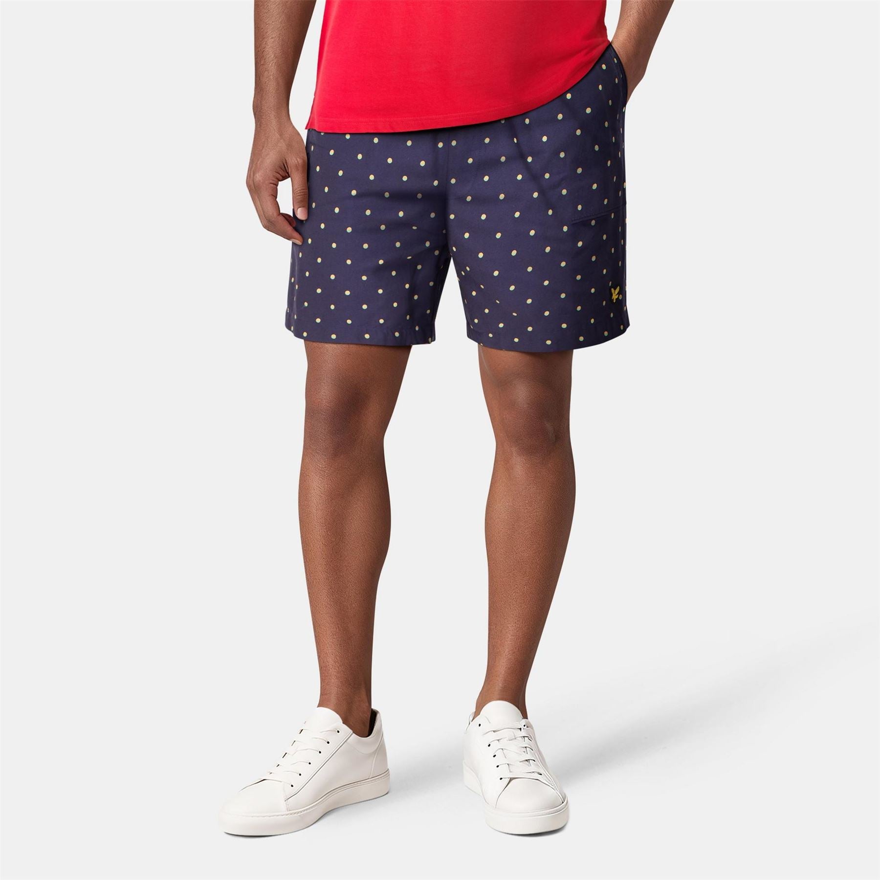 Lyle and Scott Polka Dot Pyjama Short Sleeve Top