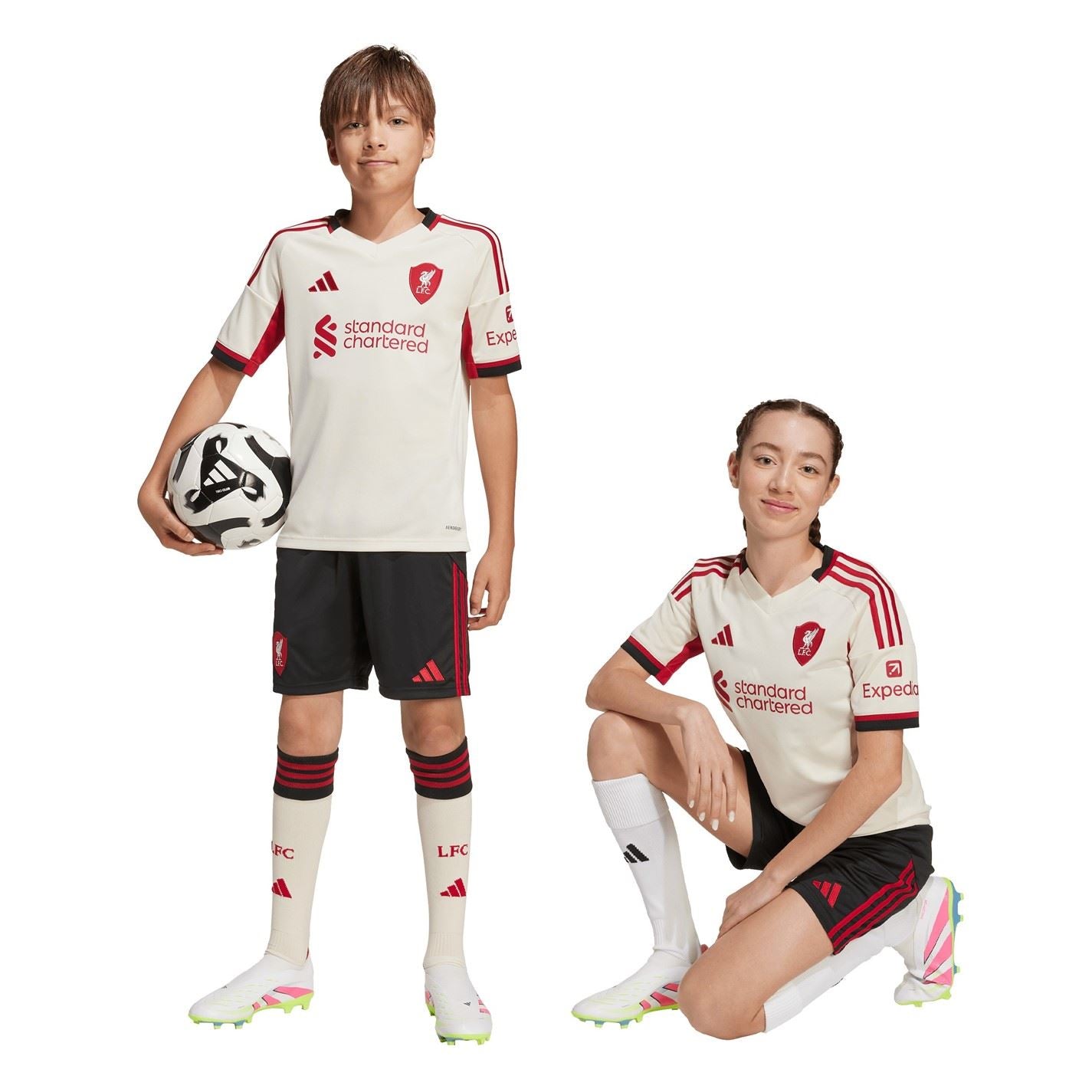 adidas Liverpool Away Shorts 2025 2026 Juniors