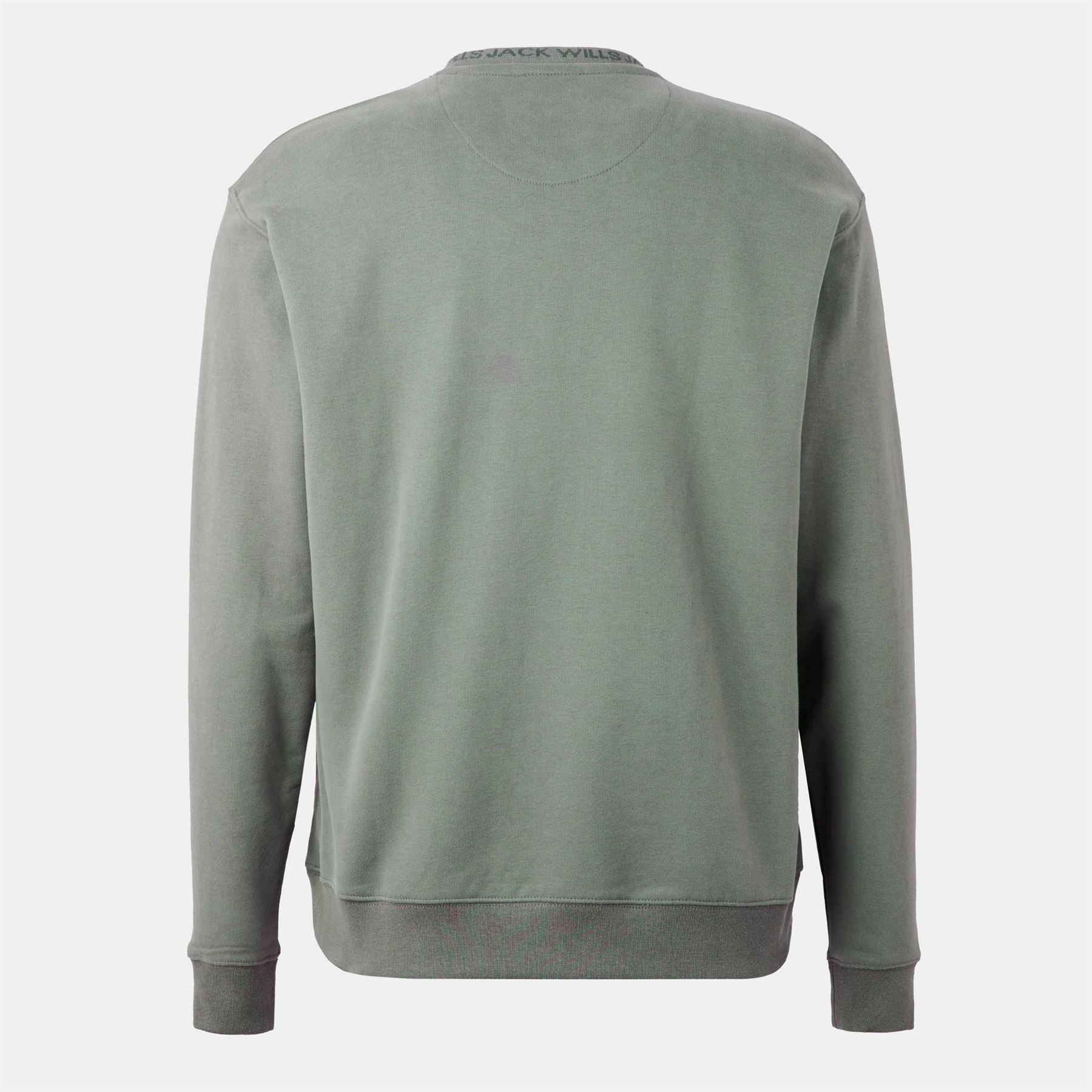 Jack Wills Mens Jacquard Crew Sweatshirt