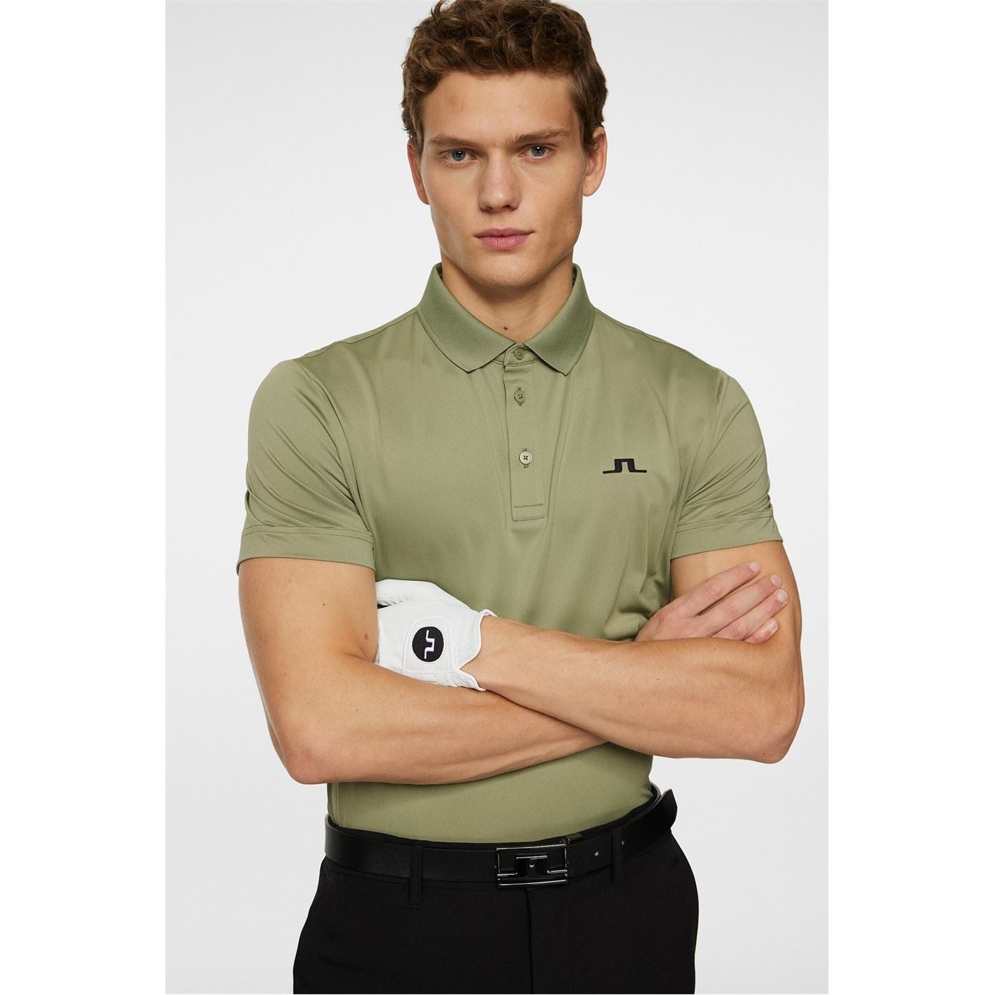 J Lindeberg Golf Short Sleeve Performance Polo Shirt