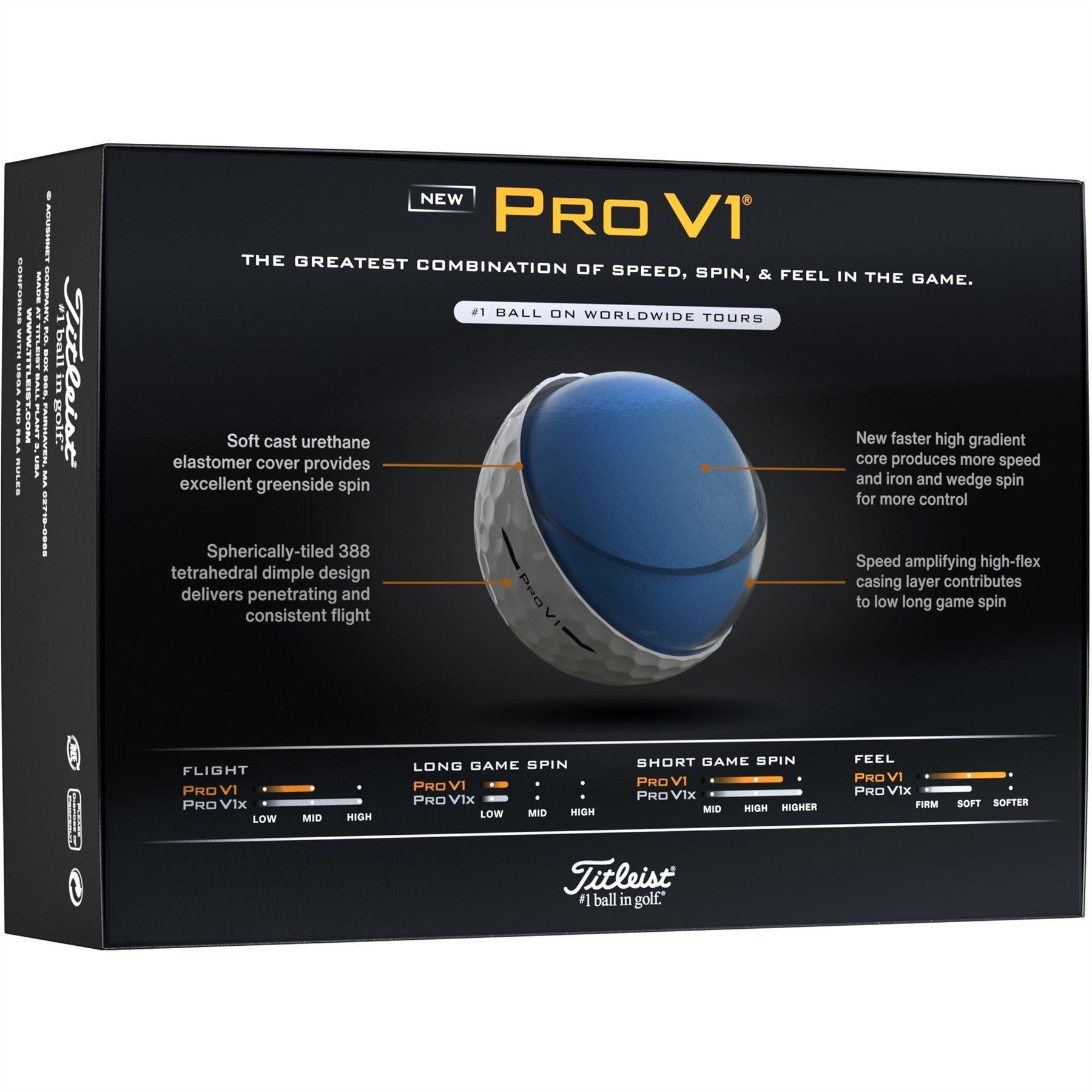 Titleist 2025 Pro V1 Golf Balls (12 Ball Pack)