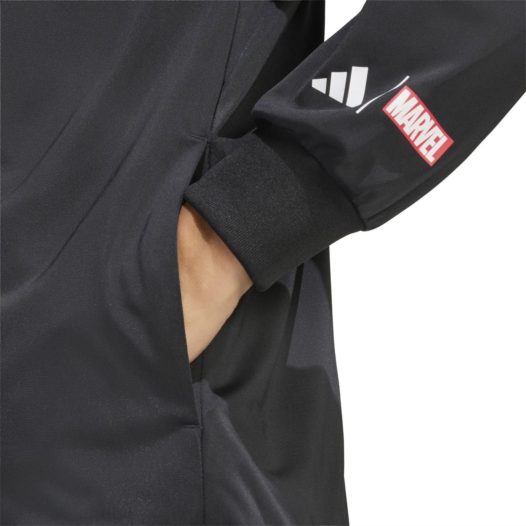 adidas Mens All Blacks X Marvel Tracksuit Top