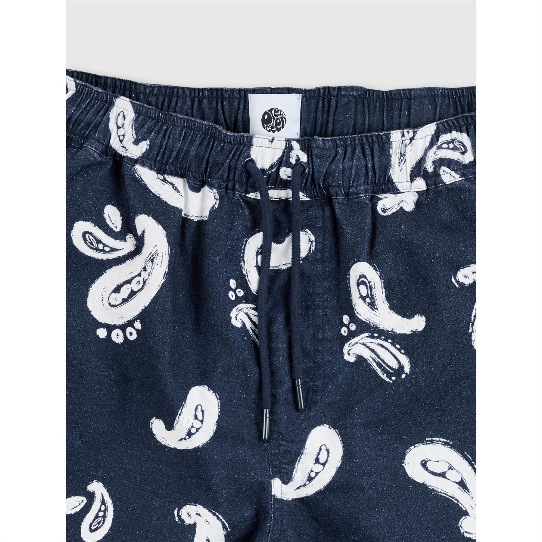 Pretty Green Widnes Paisley Bermuda Shorts