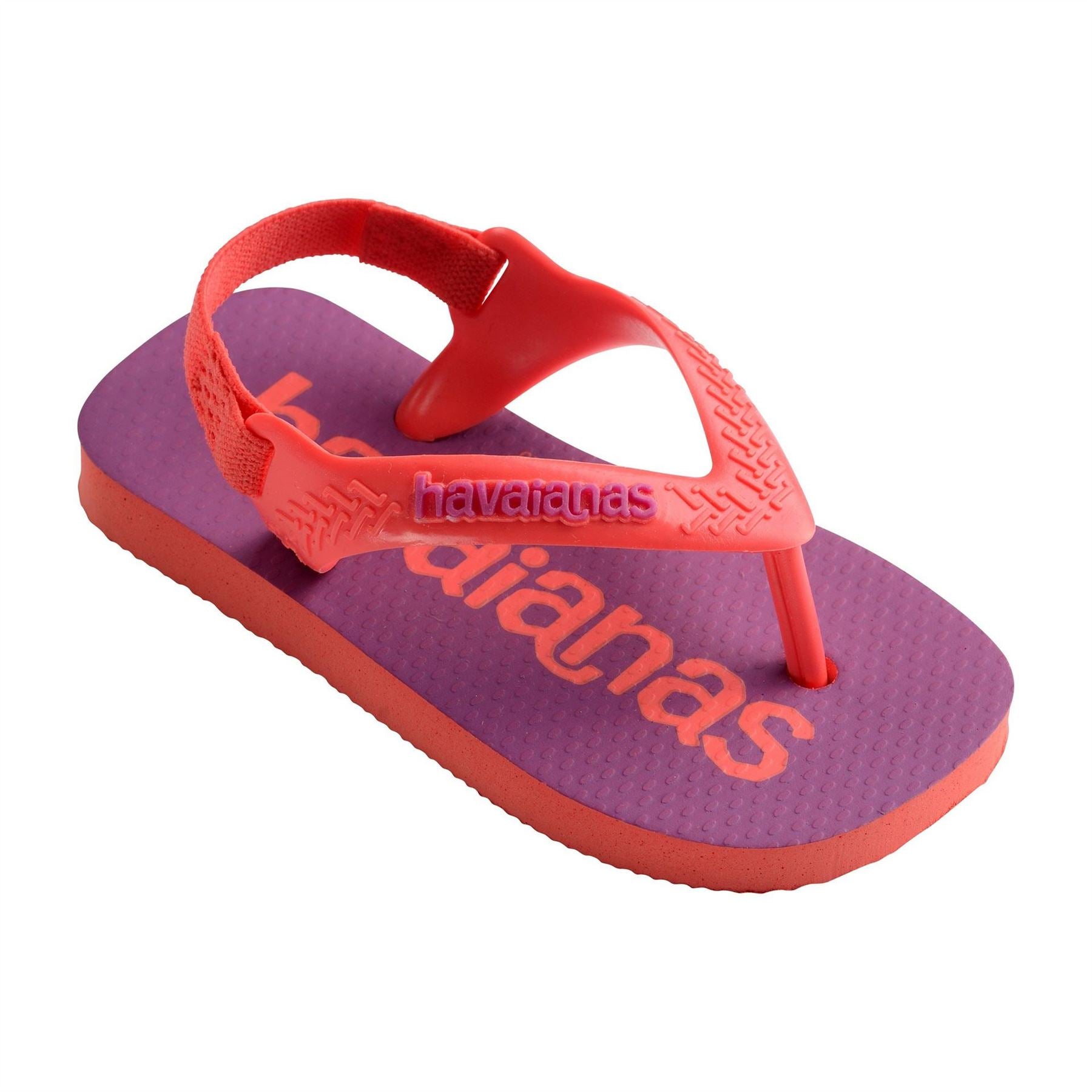 Havaianas Kids Baby Logomania Salmon Flip Flops