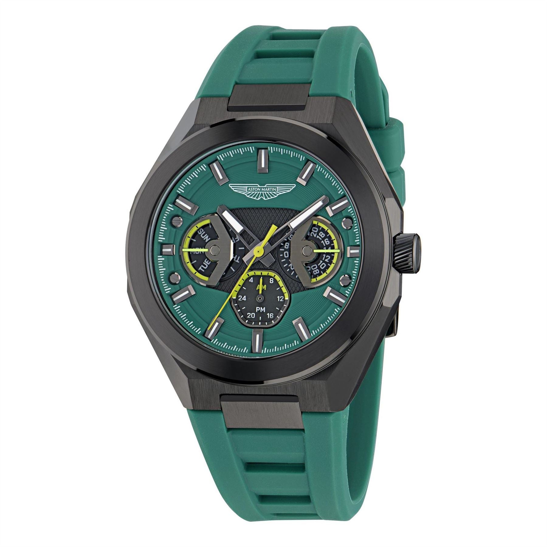 Aston Martin Sn62 Sport Rubber Strap Analogue Watch