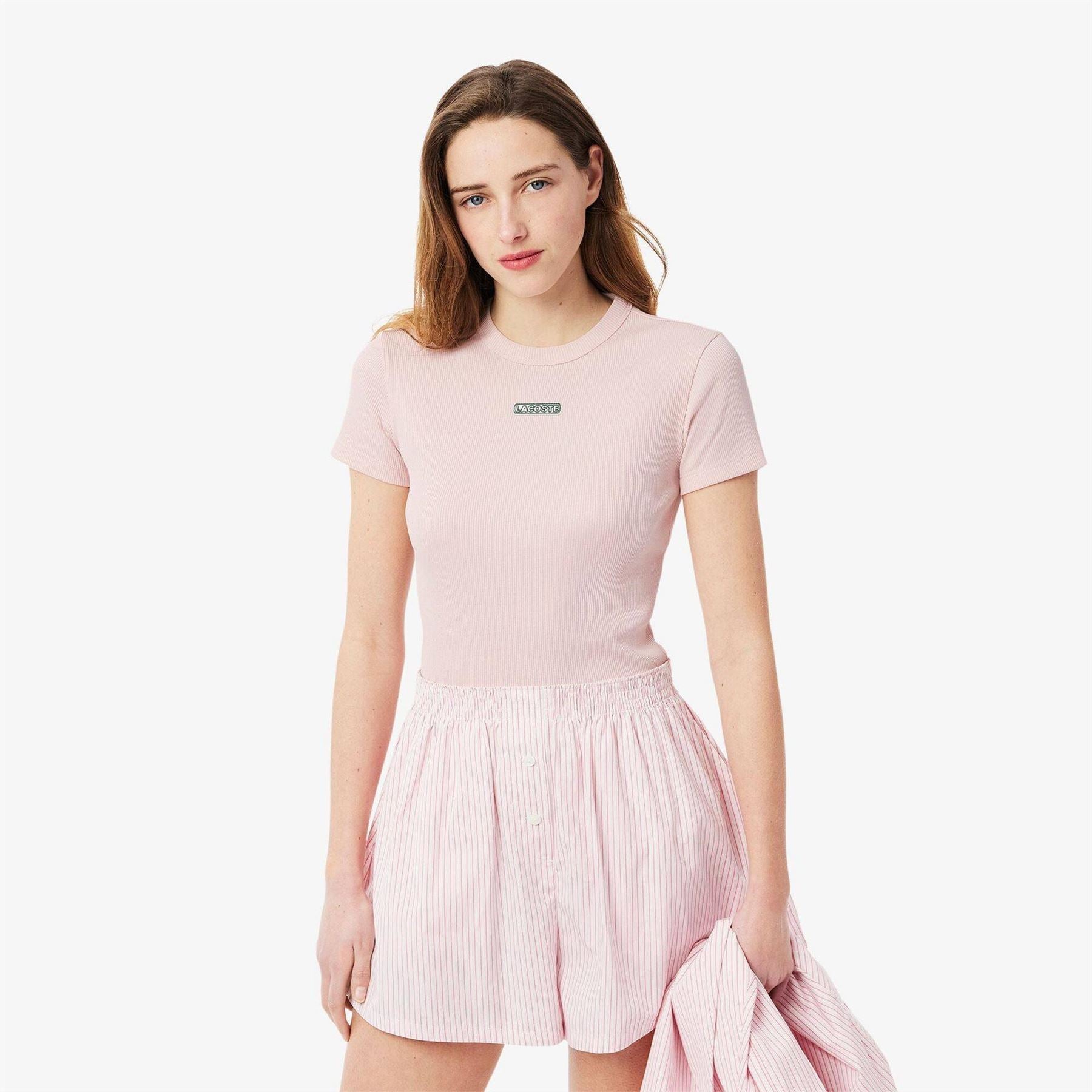 Lacoste Slim Fit Crew Neck Short Sleeve T-Shirt