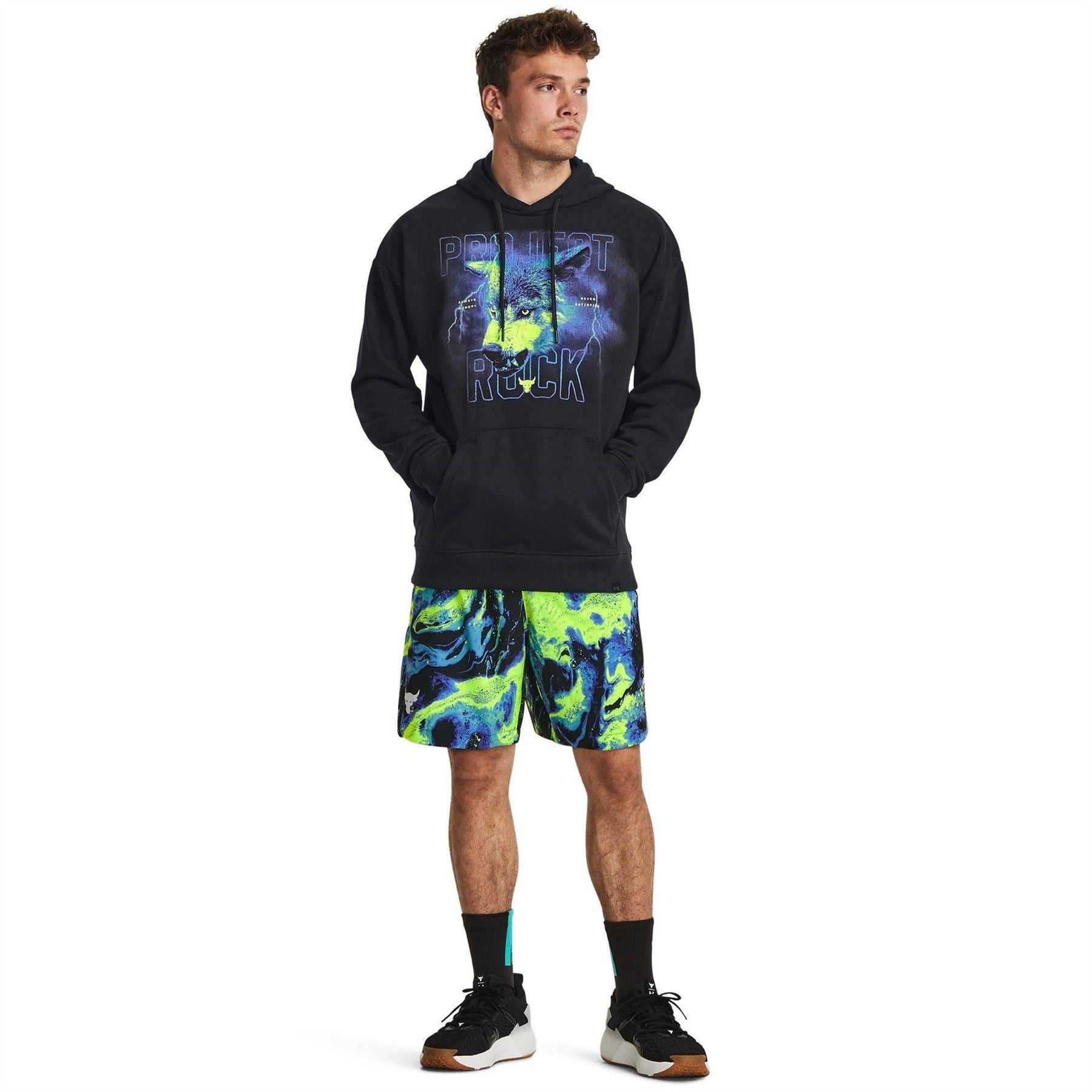 Under Armour Mens Armour Pjt Rock Hwt Terry Hoody Hoody