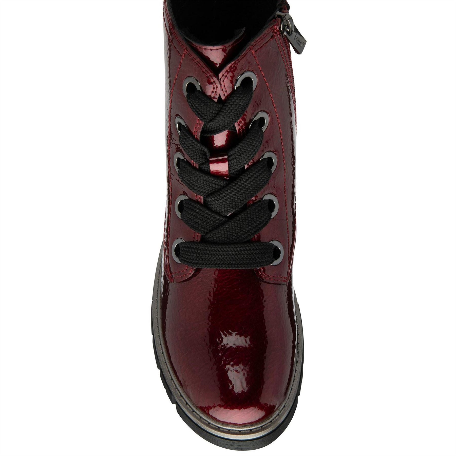 Lotus Shoes Jojo Combat Boots with Lace-Up Closure