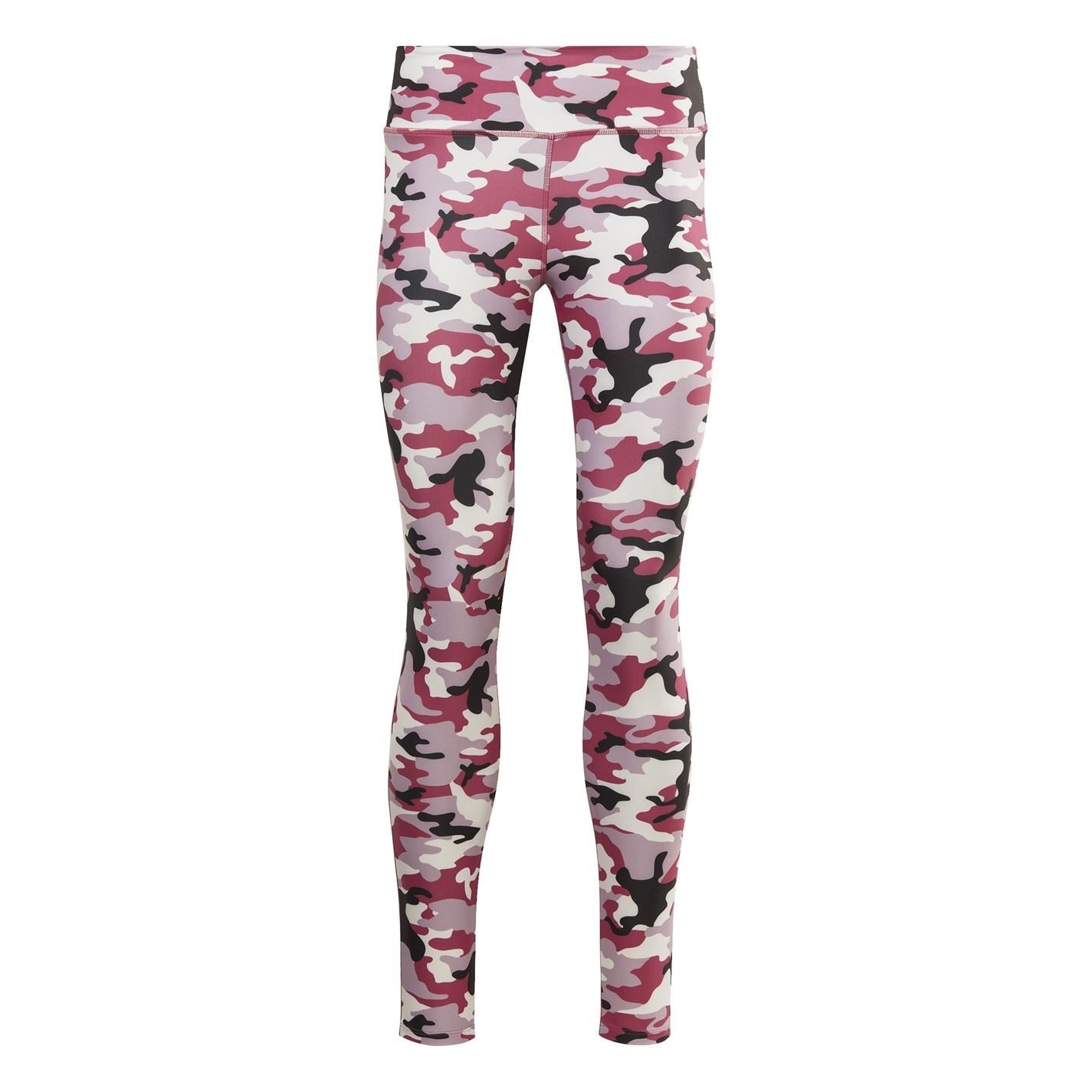 Reebok Womens Lux Bold Camo Print Leggings Gym Legging
