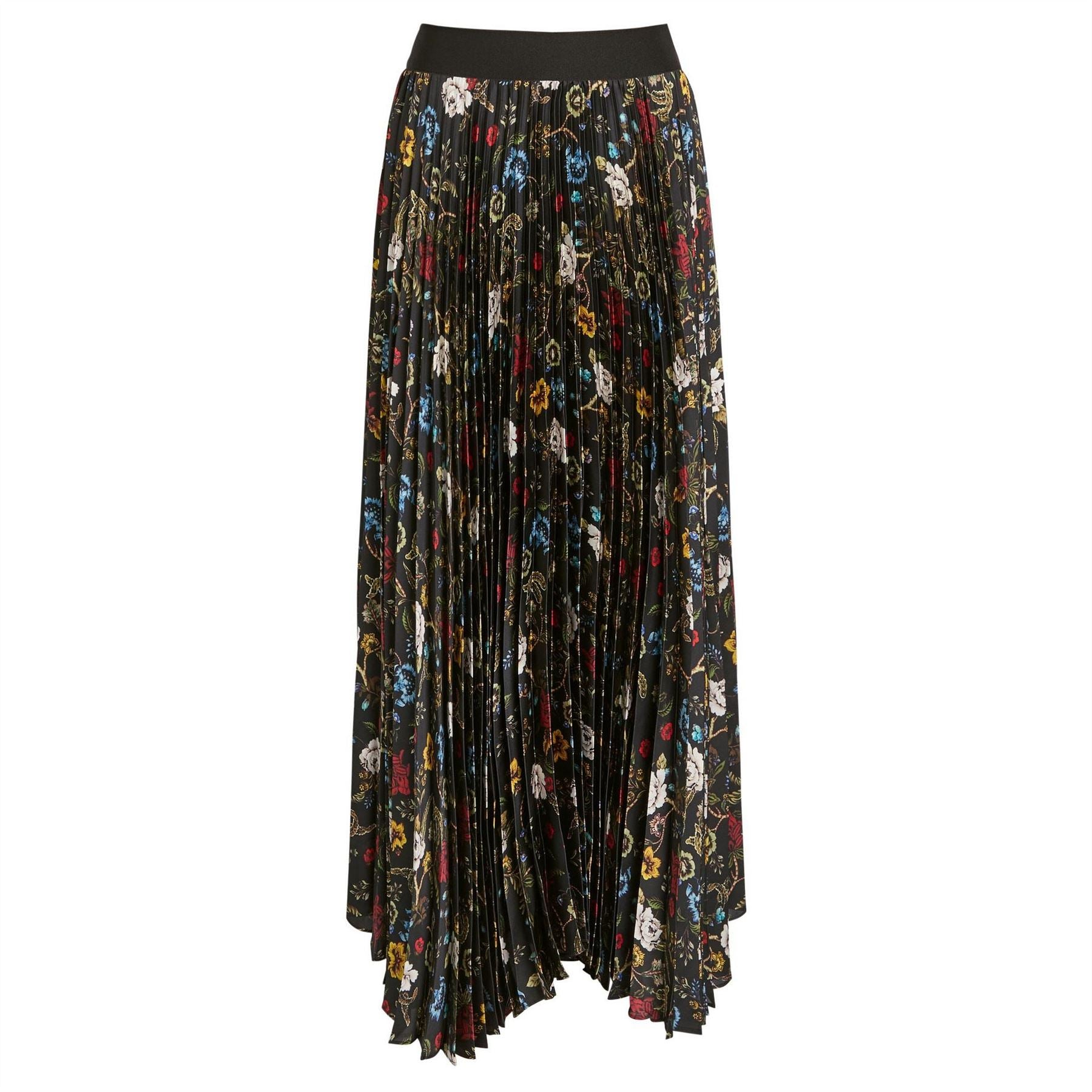 Alice And Olivia Katzz Asym Plt Maxi Skirt