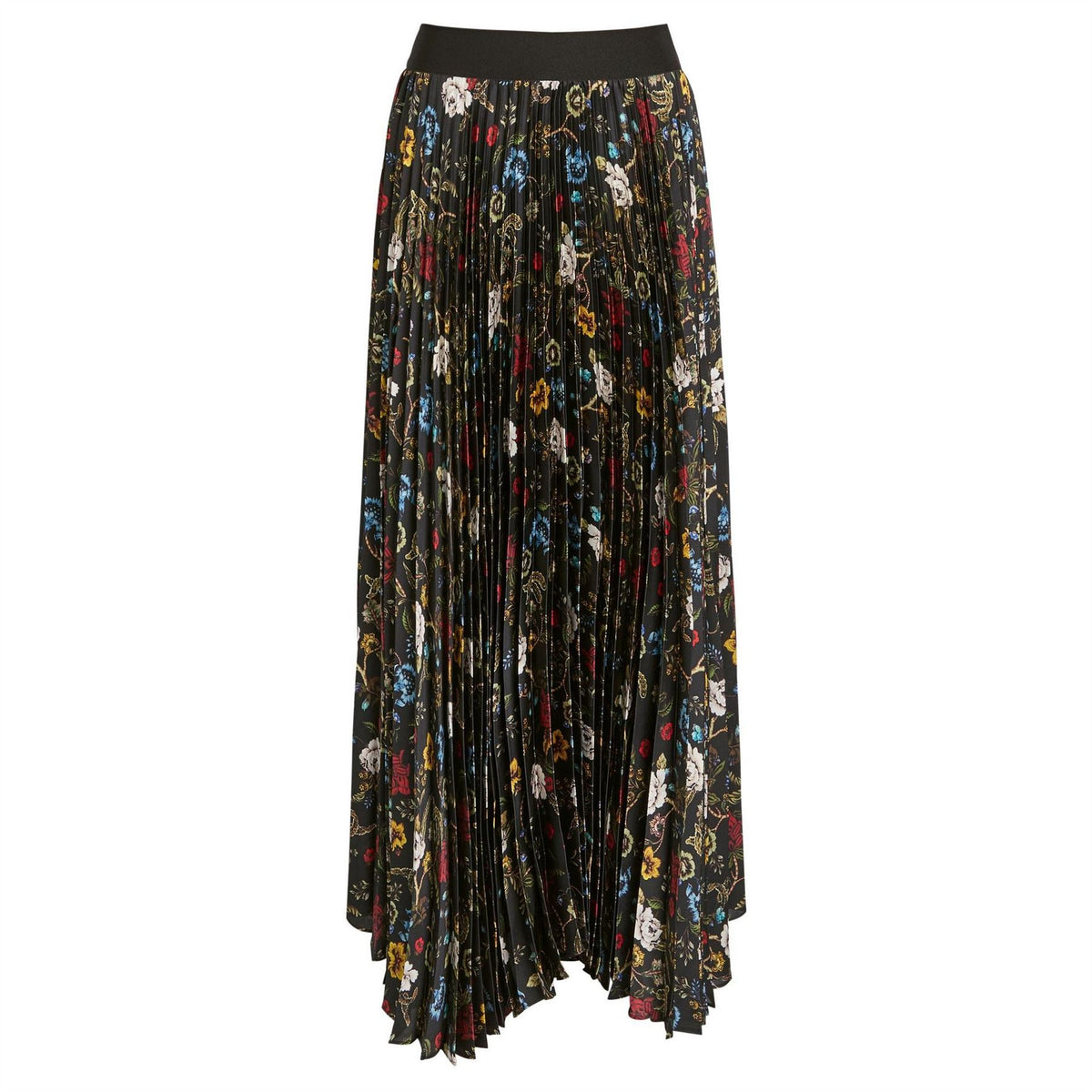Alice And Olivia Katzz Asym Plt Maxi Skirt