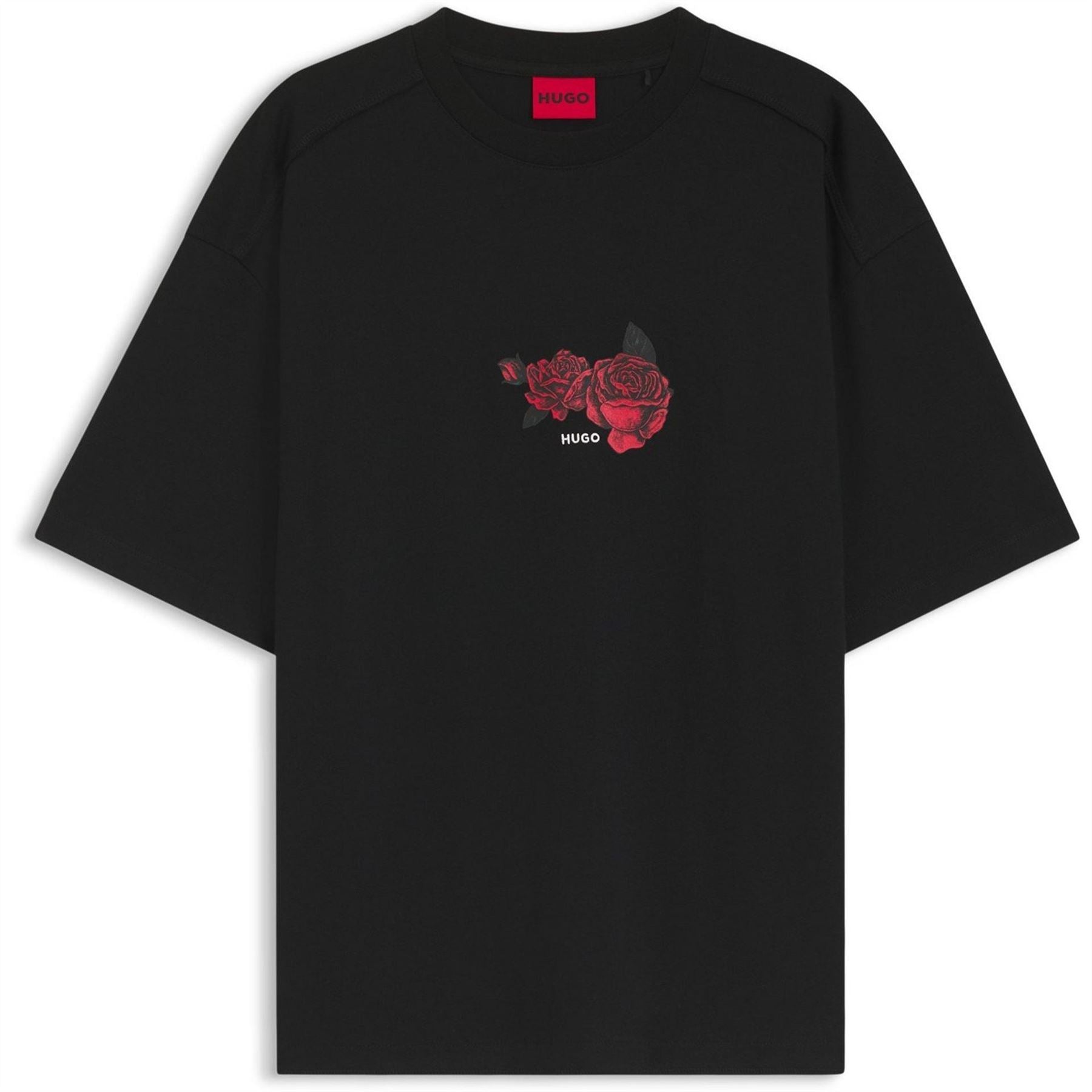 Hugo Domans Short Sleeve T-Shirt With Artwork Detail