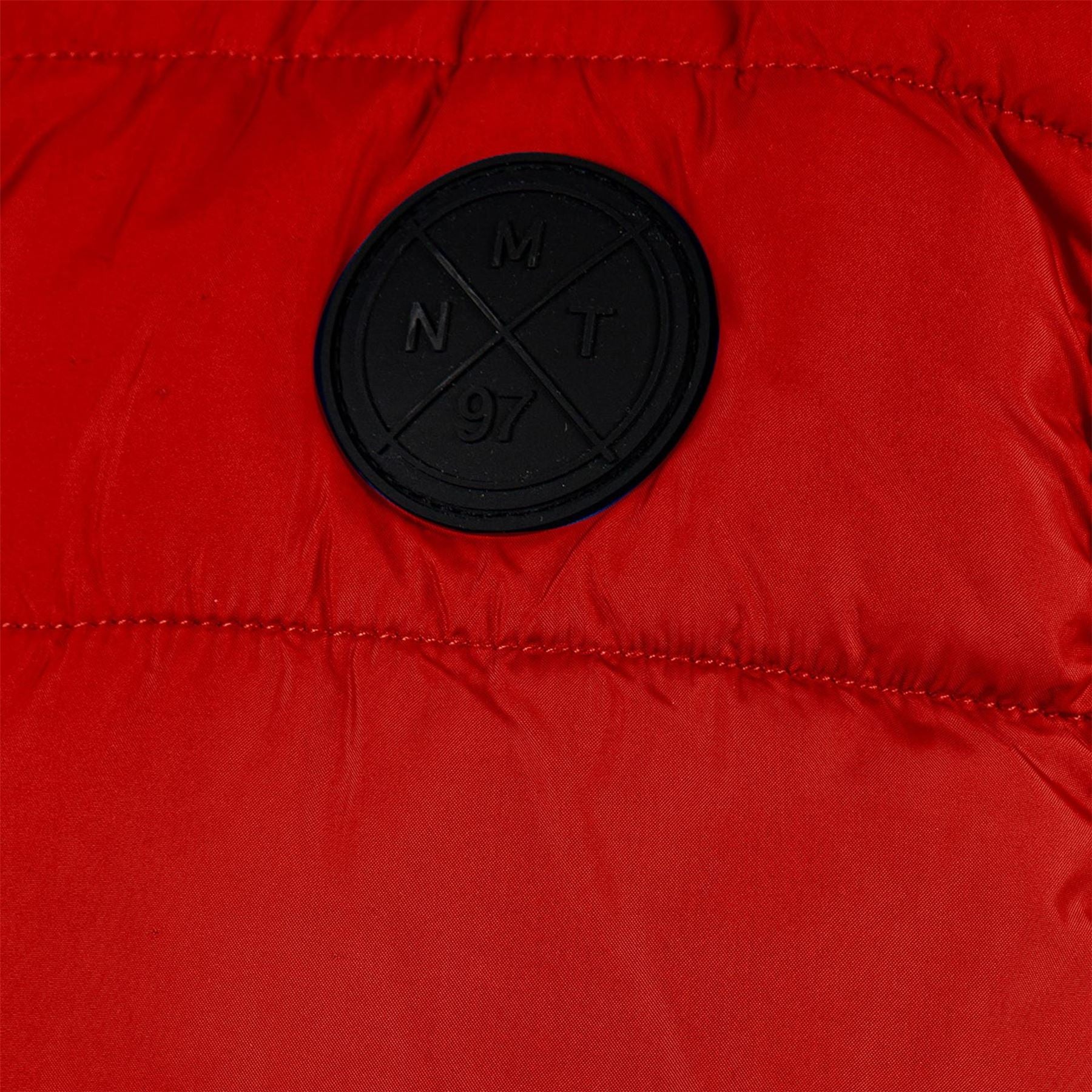 Minoti Boys Padded Gilet Detachable Hood Red