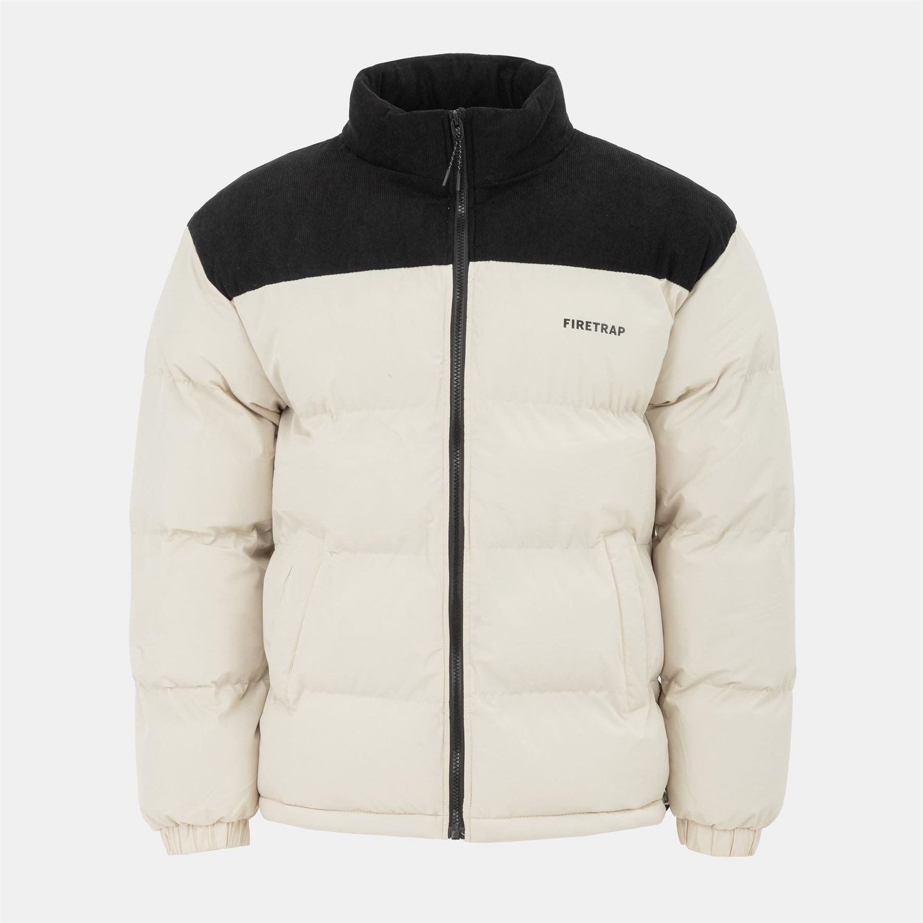 Firetrap Full Zip Funnel Neck Long Sleeve Puffer Jacket