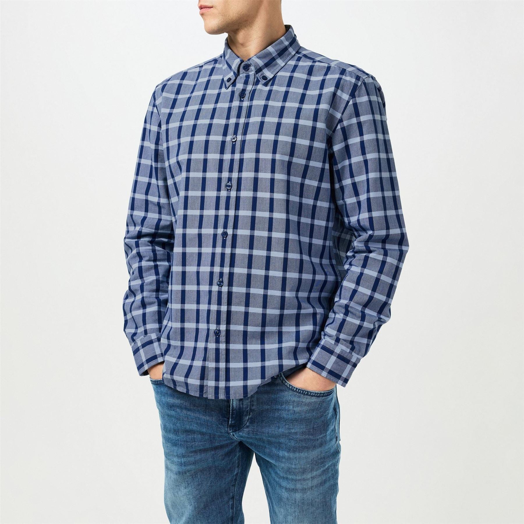 Boss Hbb Cliam Bd Ck Patterned Long Sleeve Shirt