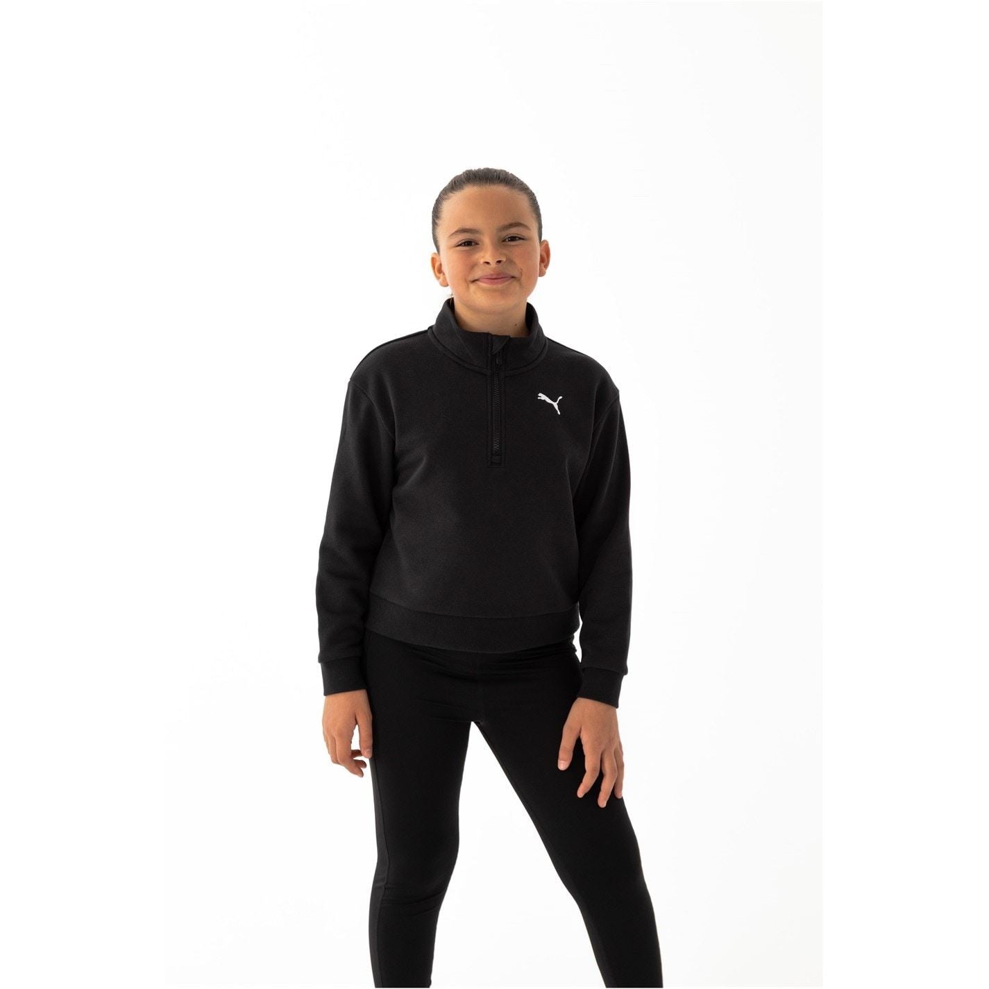 Puma Ess+ Contrast Fleece Hoodie Junior