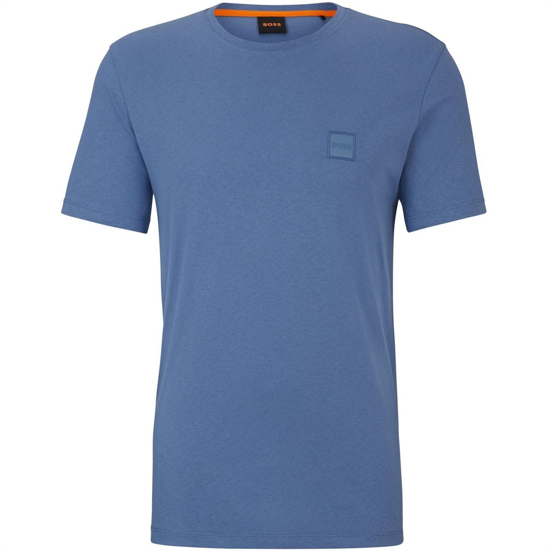 Boss BOSS ORANGE Tales T Shirt with Logo Patch Premium Cotton