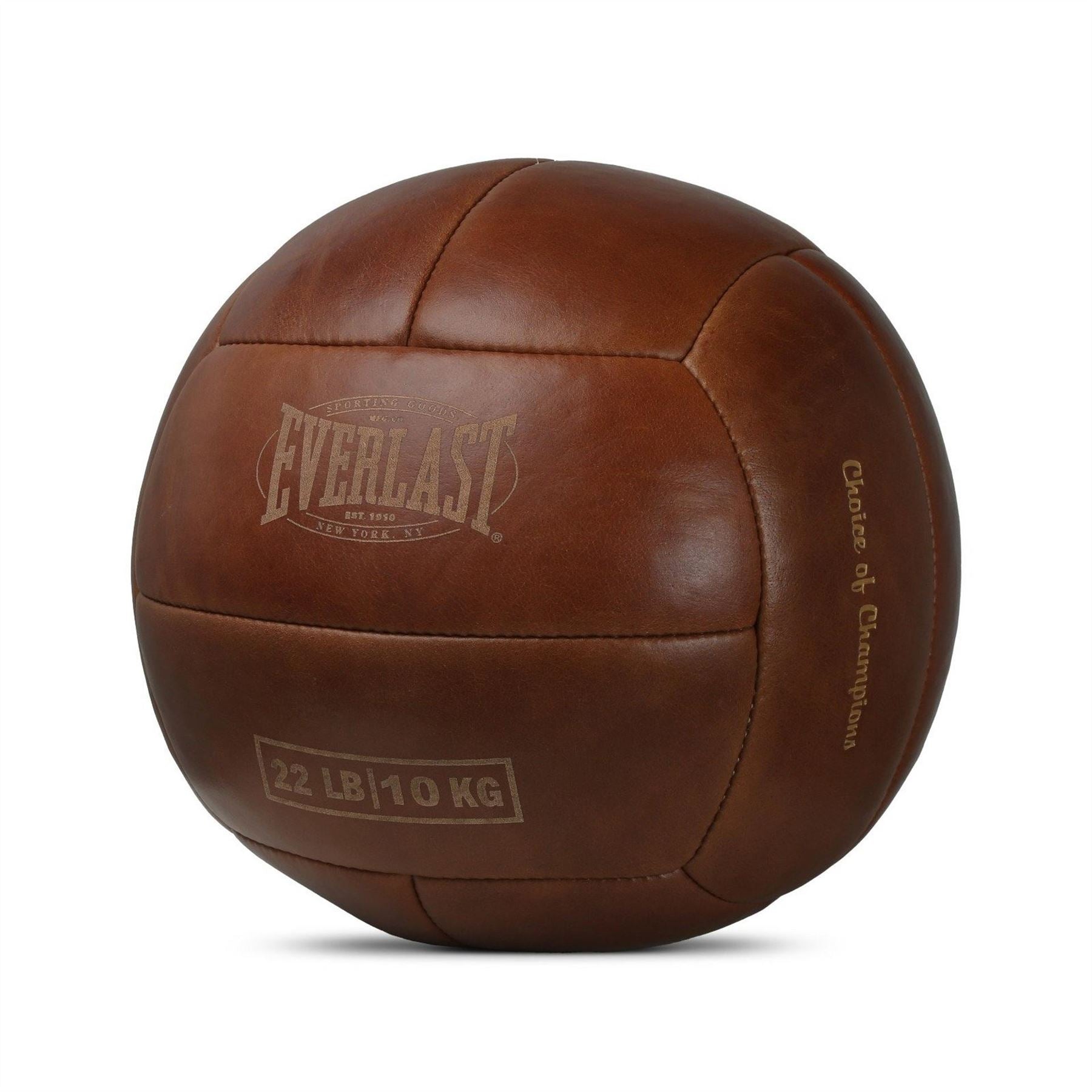 Everlast 1910 Pro Leather Medicine Ball
