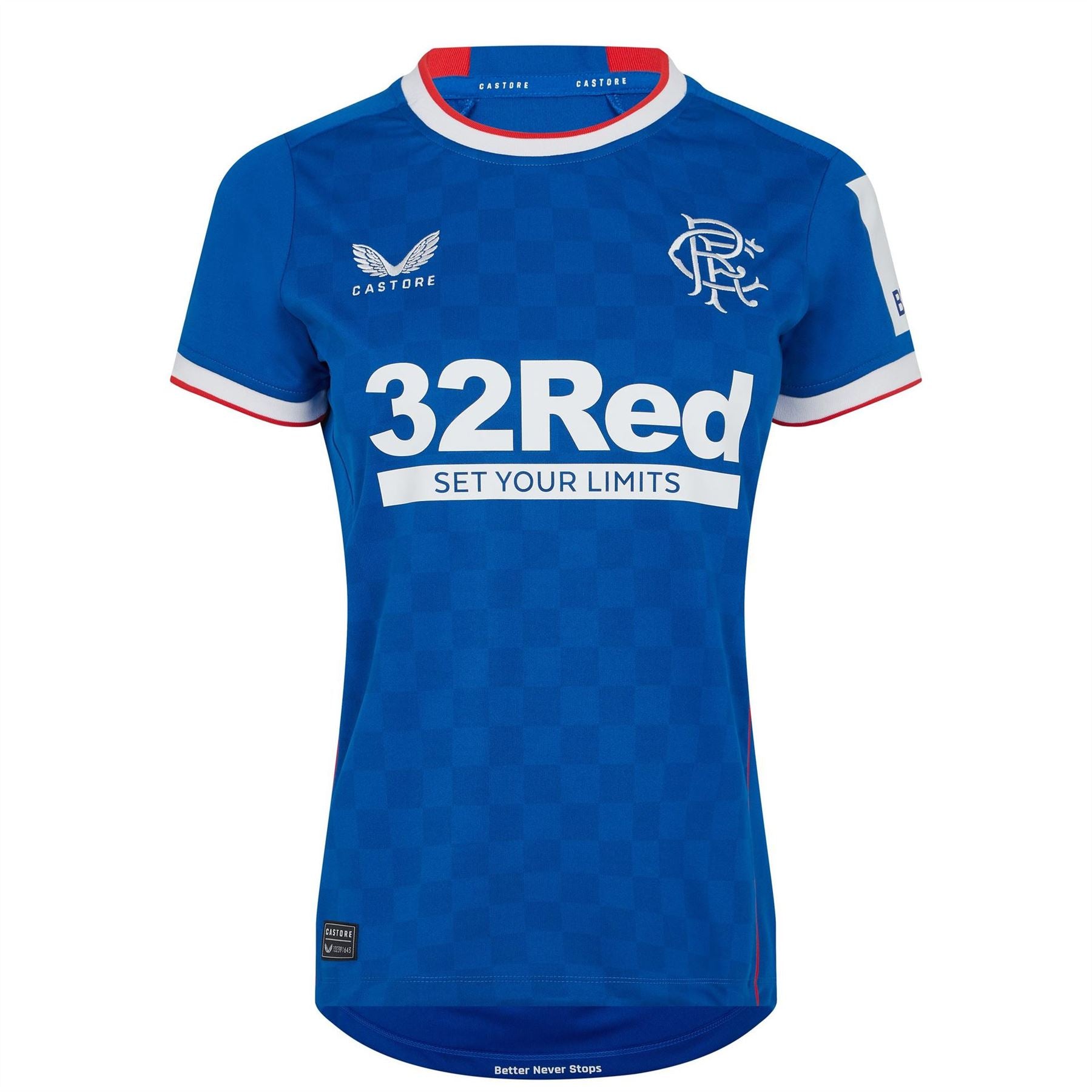 Castore Womens Rangers Home Shirt 2022 2023