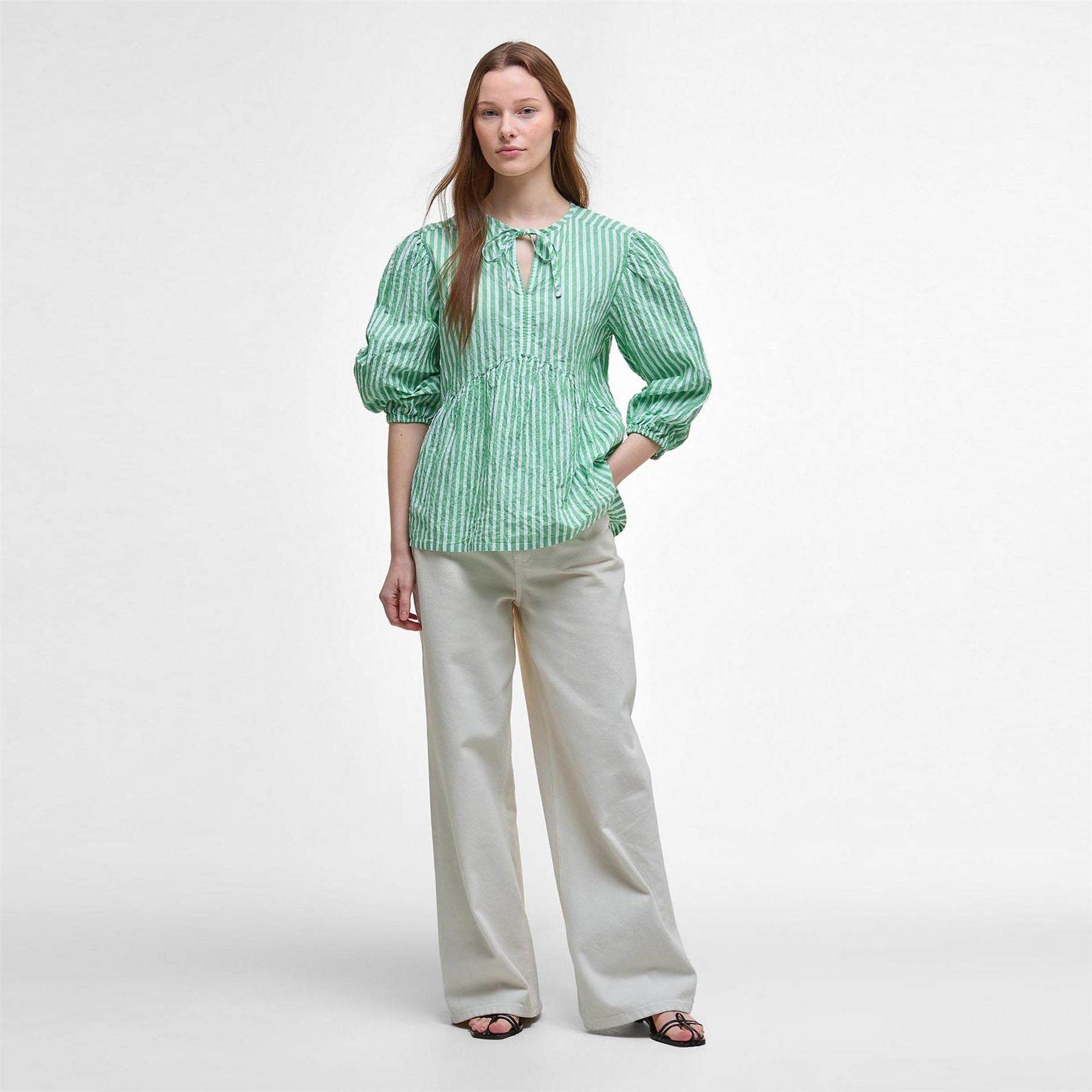 Barbour Daison Peplum Top