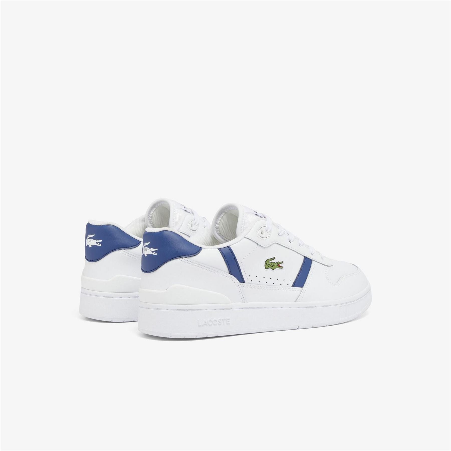 Lacoste T Clip Low Top Crocodile Print Sneakers