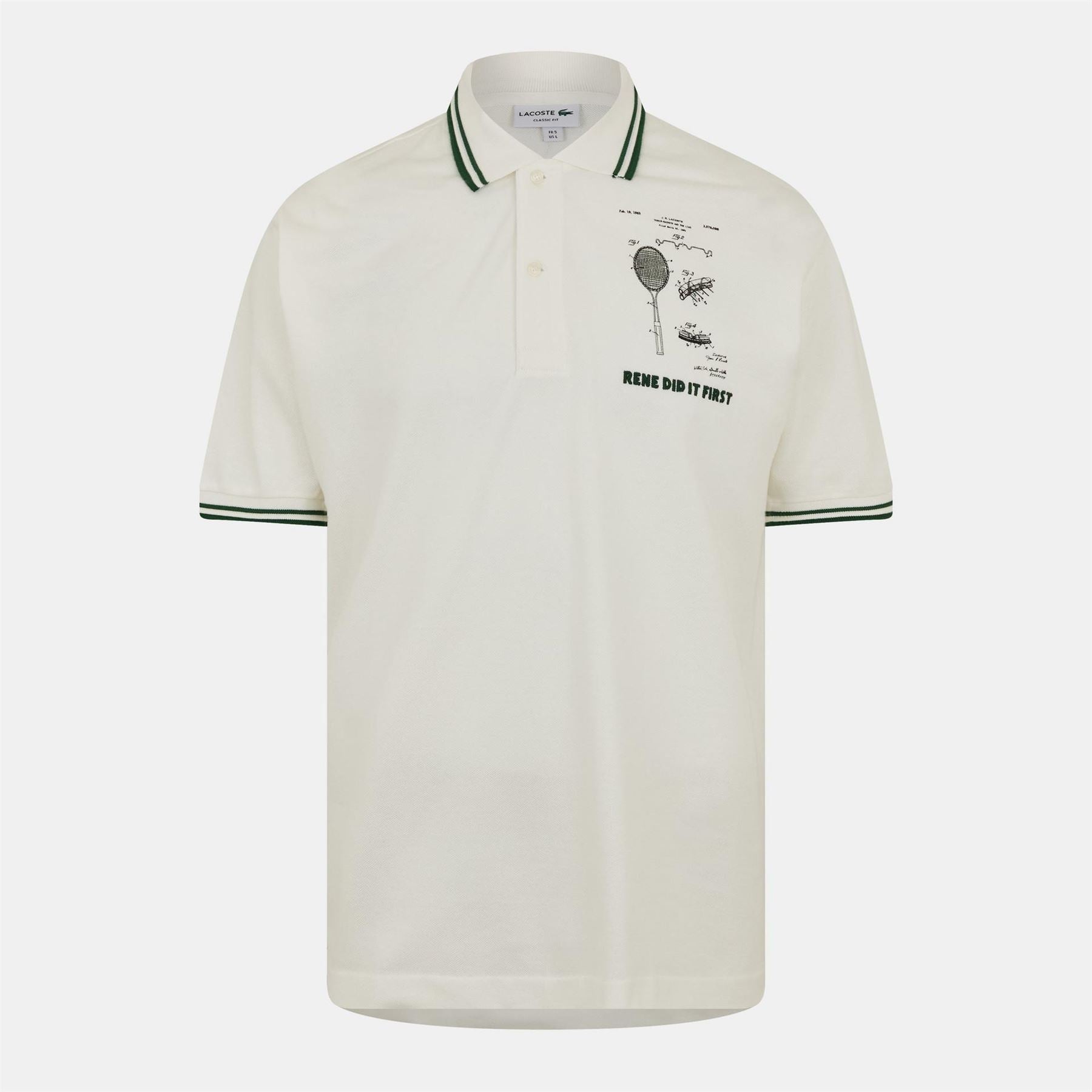 Lacoste Regular Fit Lettering Polo Shirt
