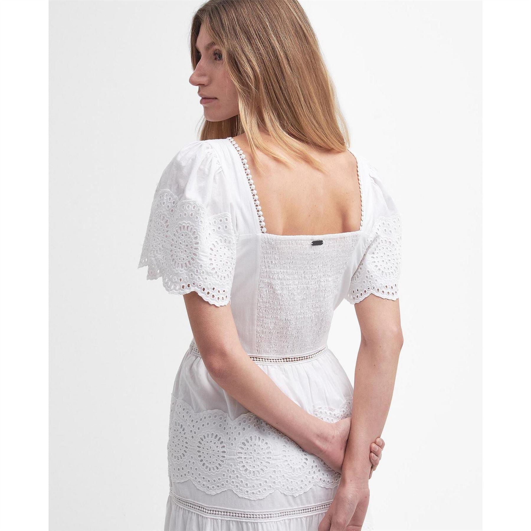 Barbour Broderie Midi Dress