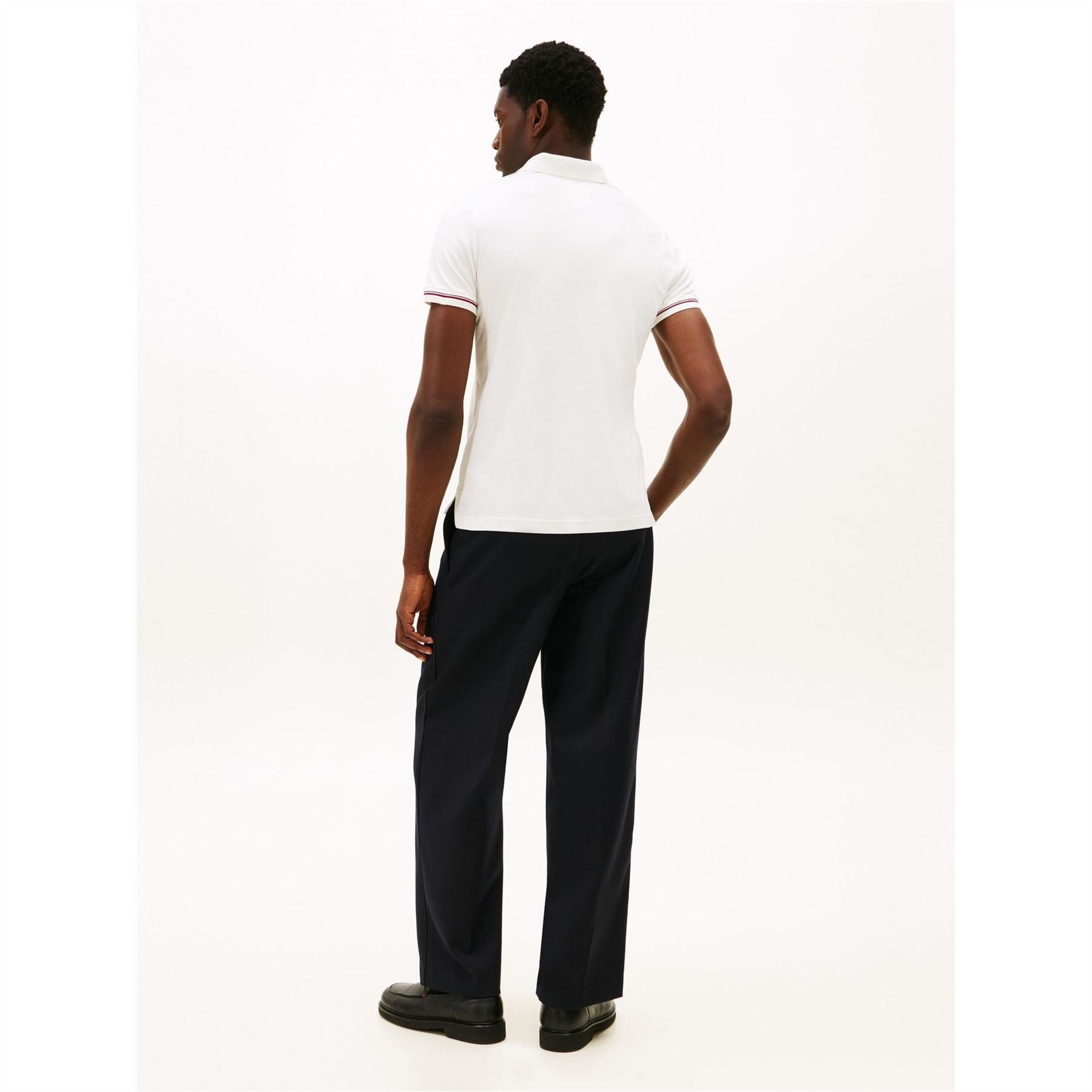 Tommy Hilfiger Liquidtip Collared Neck Short Sleeve Polo Shirt
