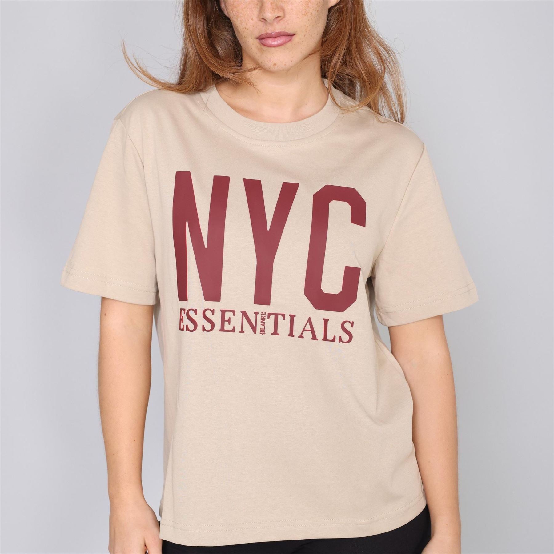Blank Essentials Nyc Cotton Short Sleeve Oversized T-Shirt