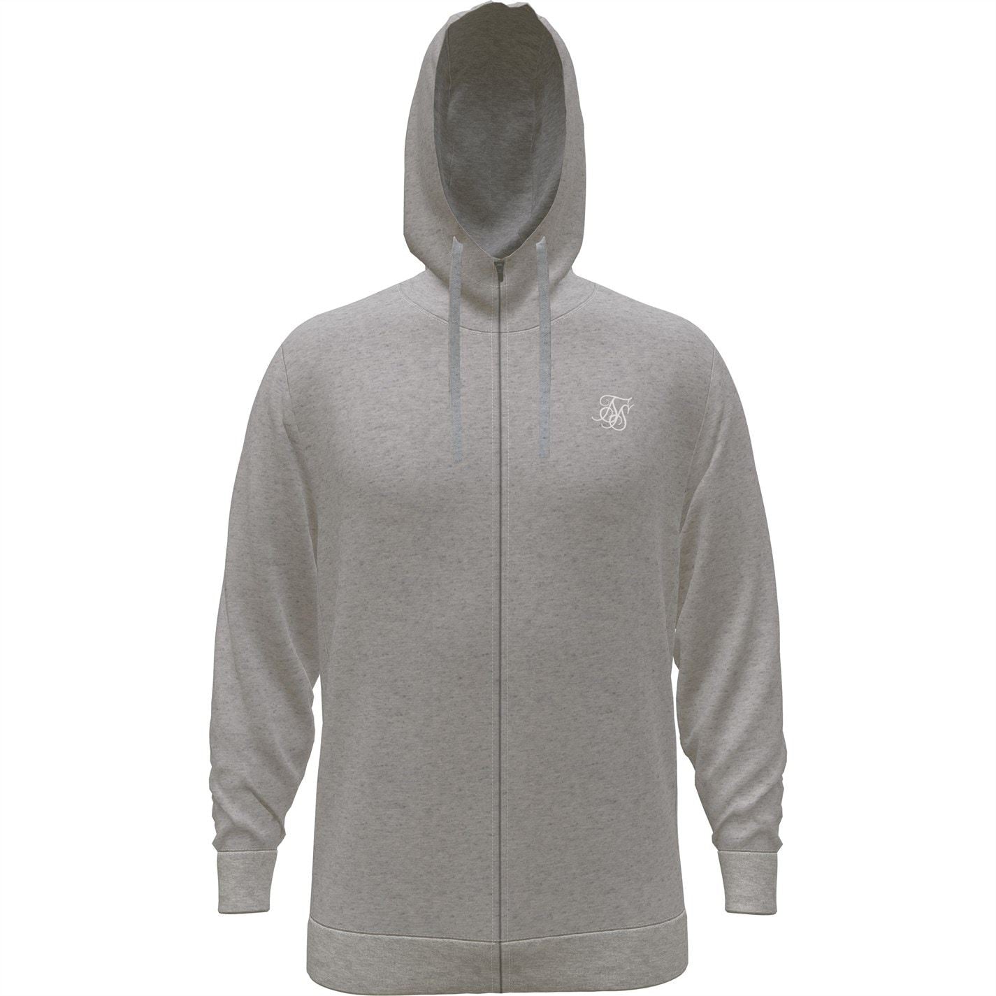 SikSilk Hooded Hip-Length Regular Fit Sweatshirt