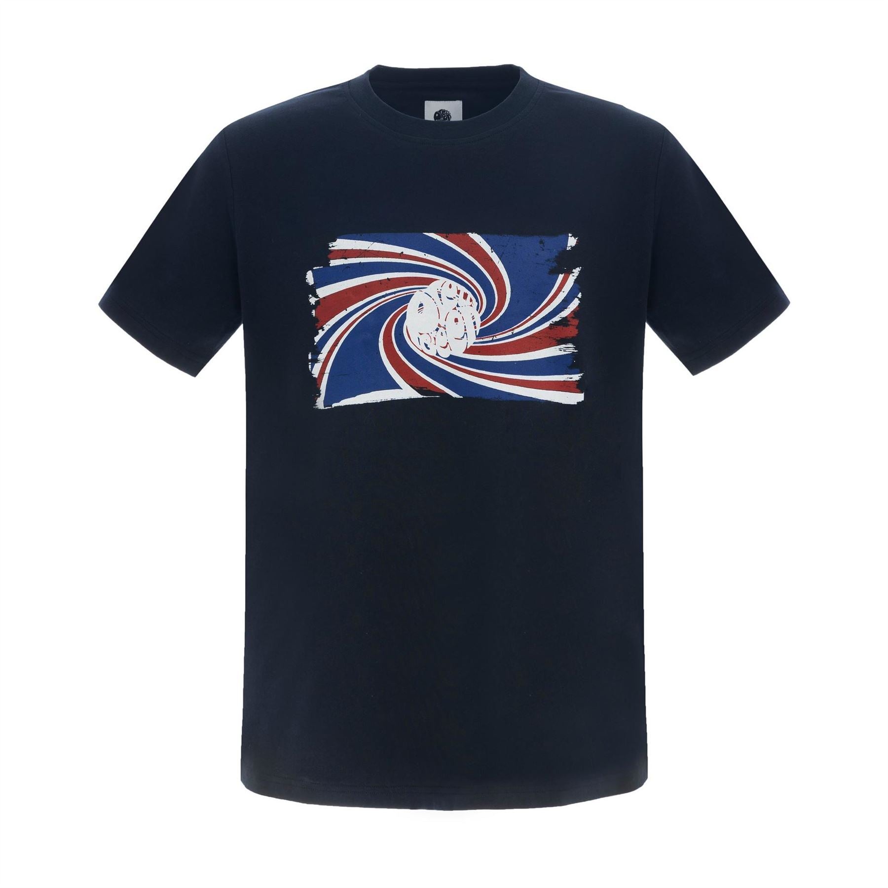 Pretty Green Swirl Logo Print Regular Fit T-Shirt