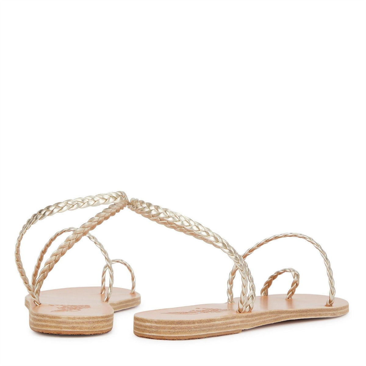 Ancient Greek Sandals Braid Flat Sandal
