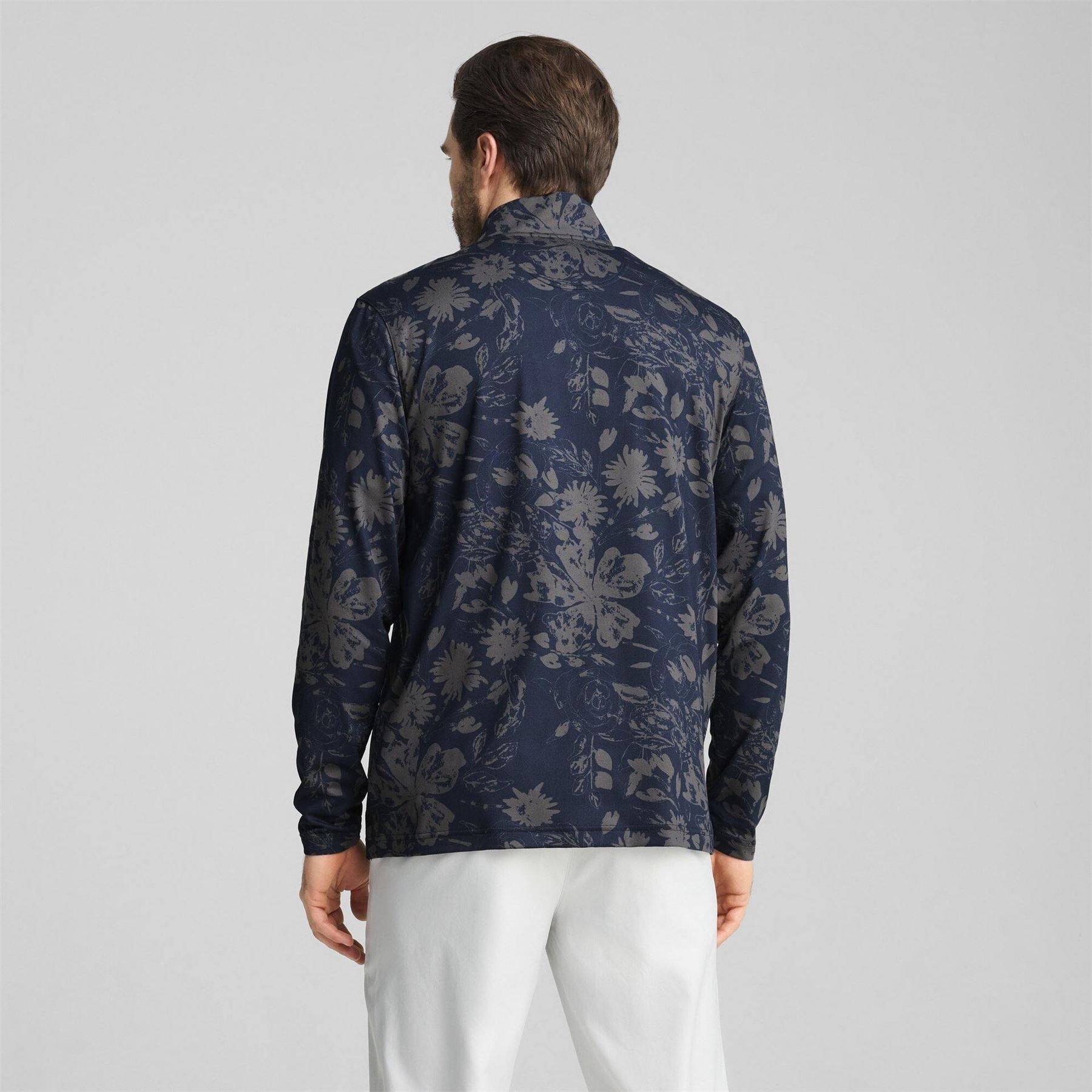 Puma Mens Pure 2.0 Rose Quarter Zip Jumper