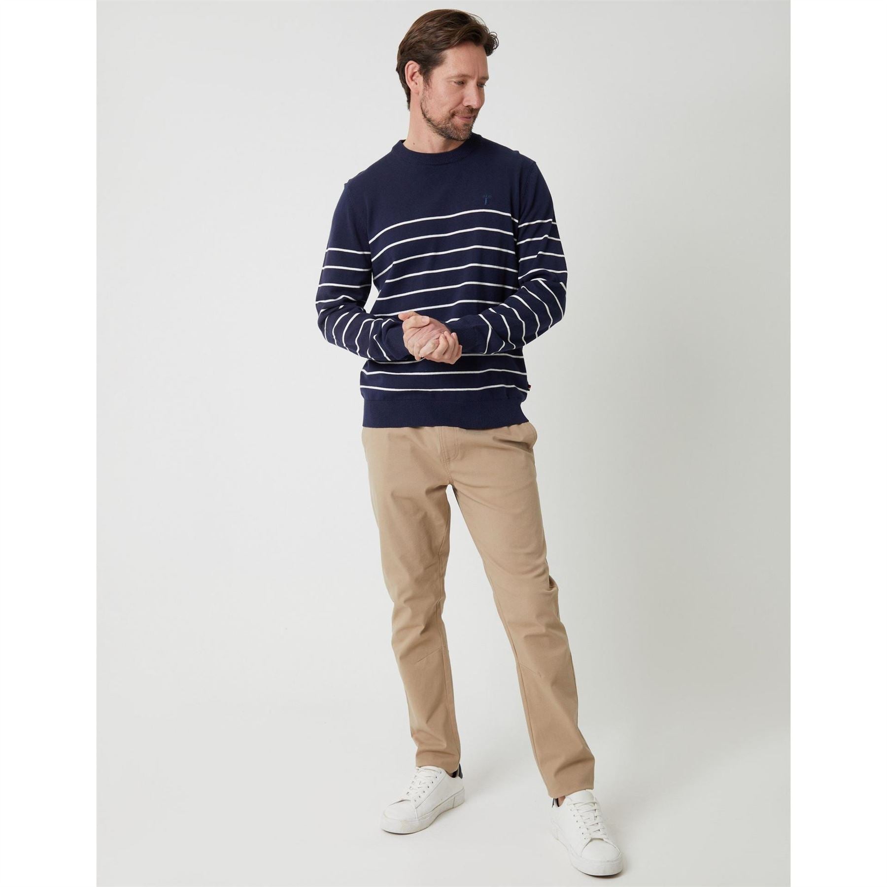 Saltwell Crew Neck Regular Fit Long Sleeve Sweater