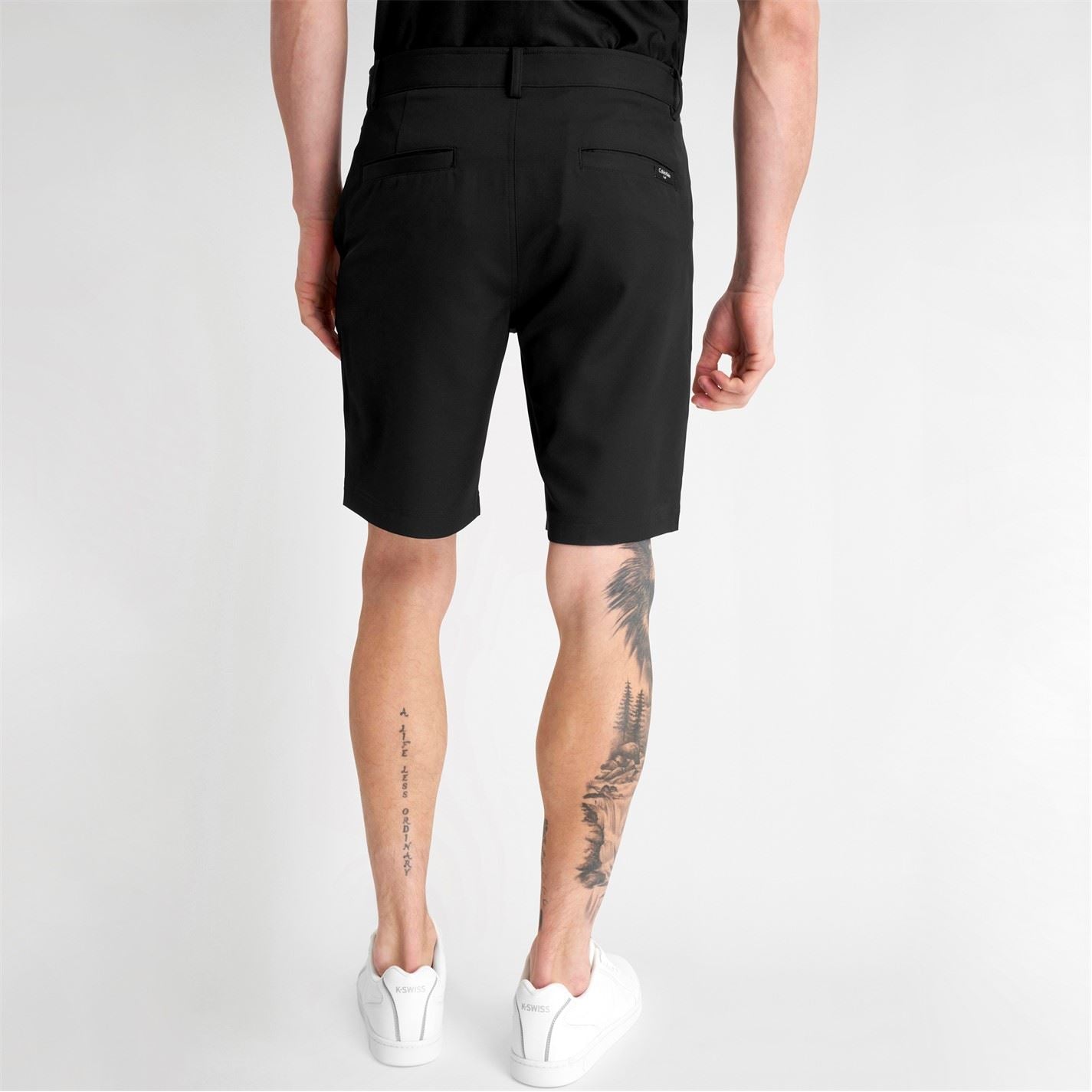 Calvin Klein Golf Logo Print Chino Bermuda Shorts