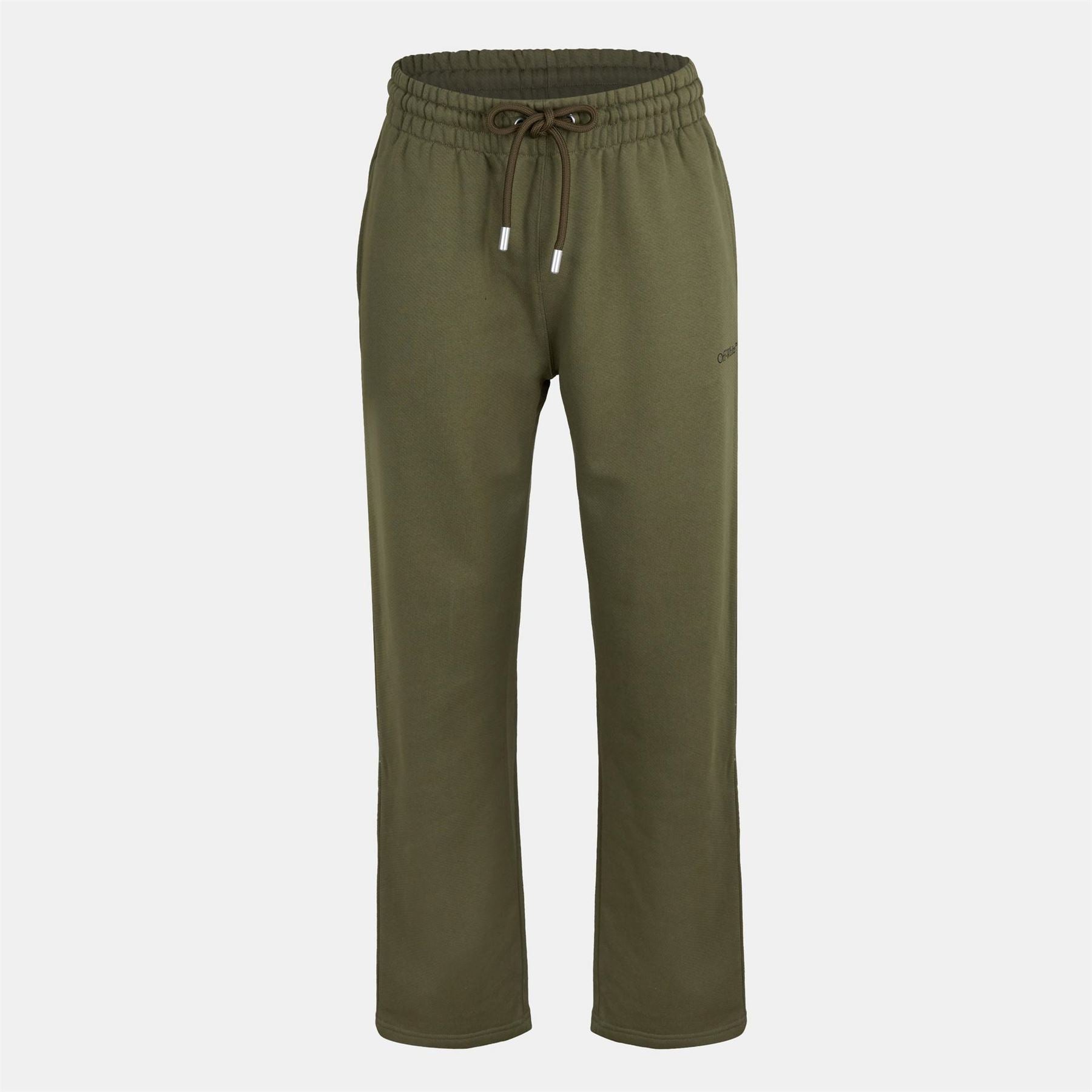Off White Arrow Solid Patterned Straight Sweatpants