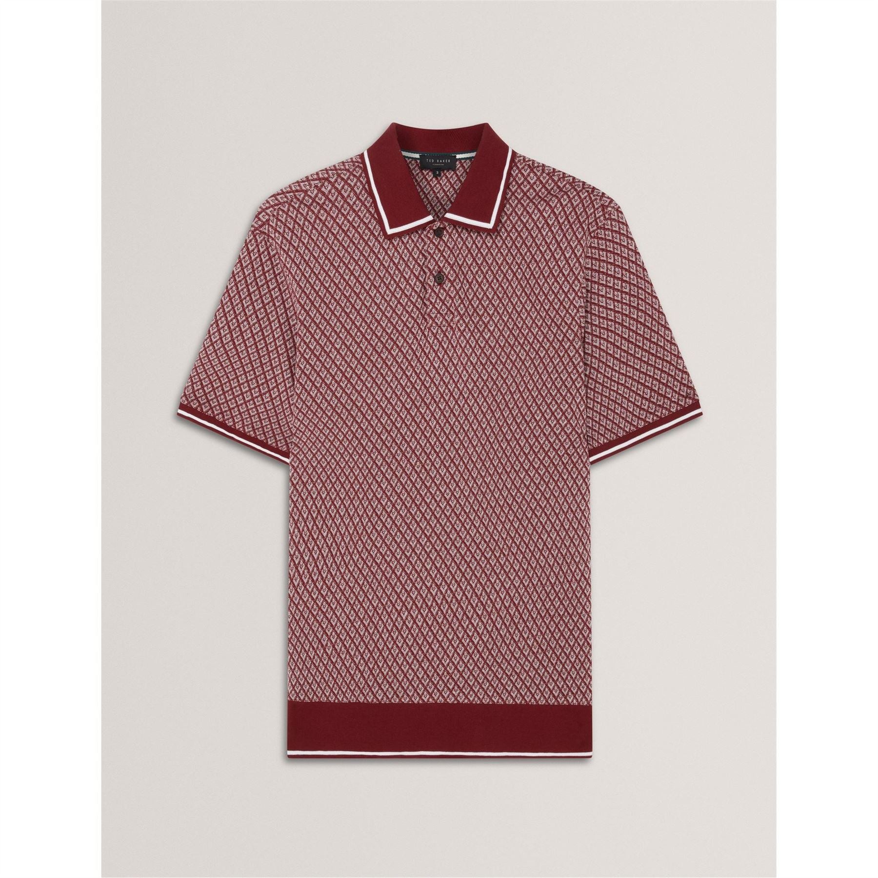 Ted Baker Collared Neck Short Sleeve Polo Shirt