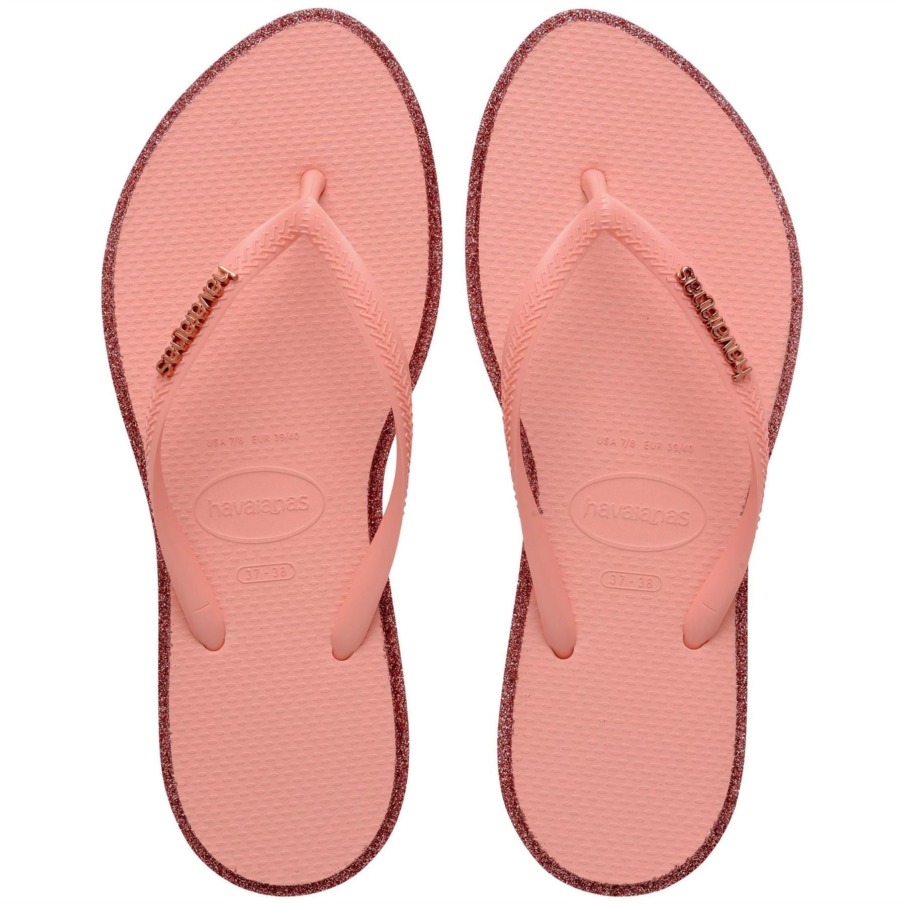 Havaianas Slim Point Glitter Flip Flops