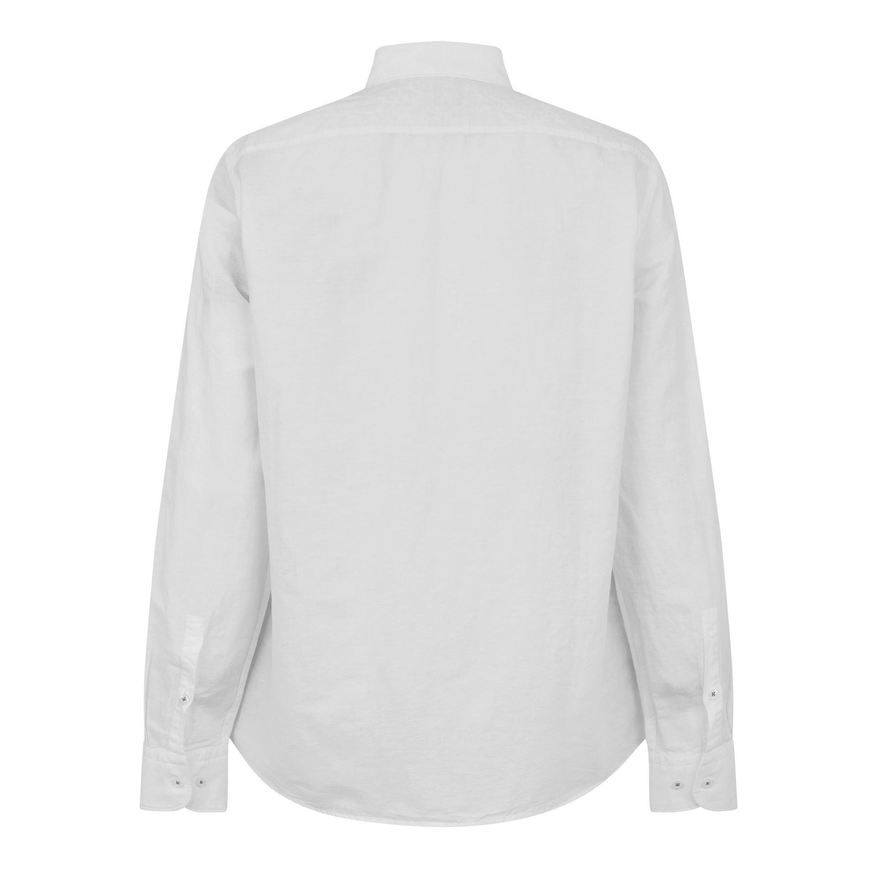 Boss C HALC4 LinSht Long Sleeve Kent Collar Shirt