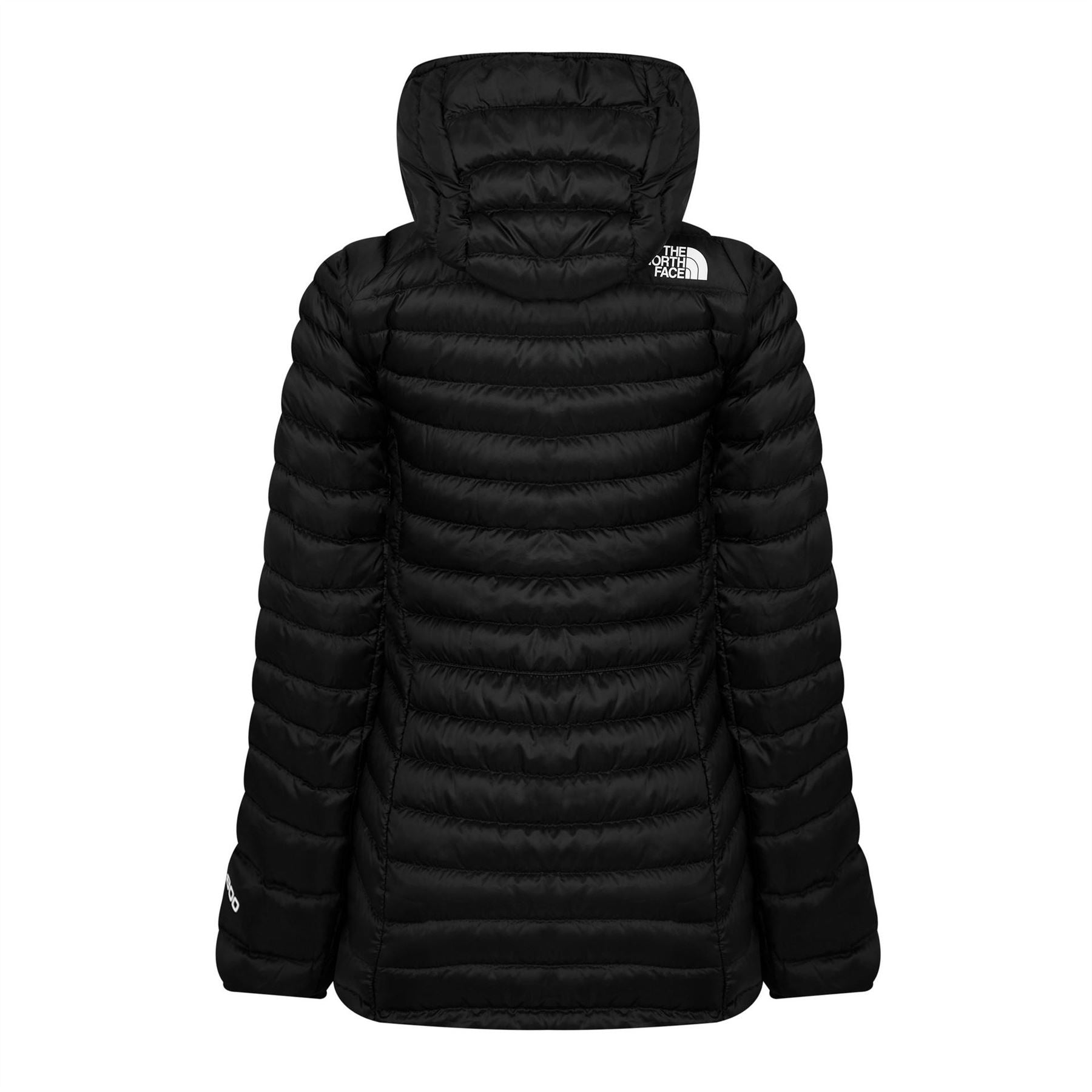 The North Face Trevail 800 Fill Down Hooded Long Sleeve Short Puffer Jacket